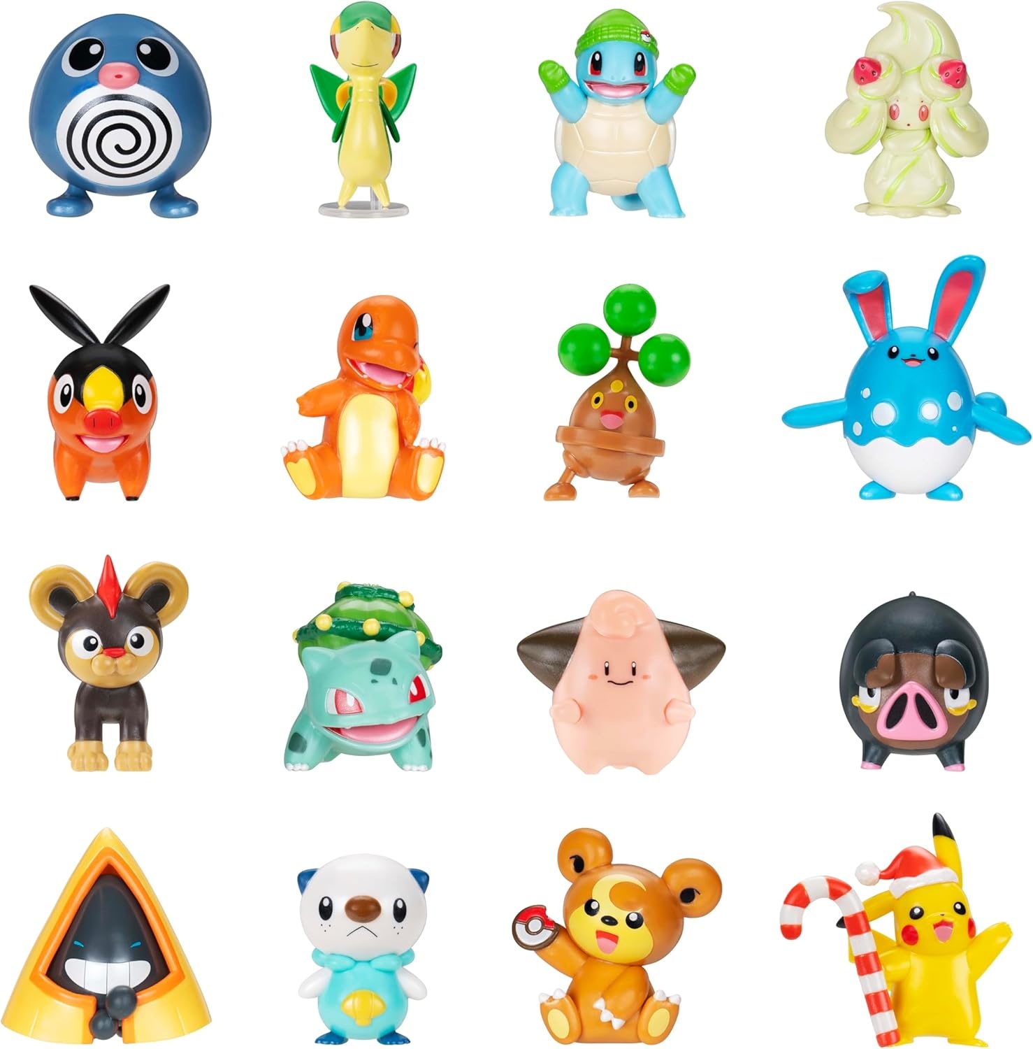 image:imagePokemon Holiday Calendar 2025 Features 16 2Inch Battle Figures with Special Finish and Eight Unique Accessories
