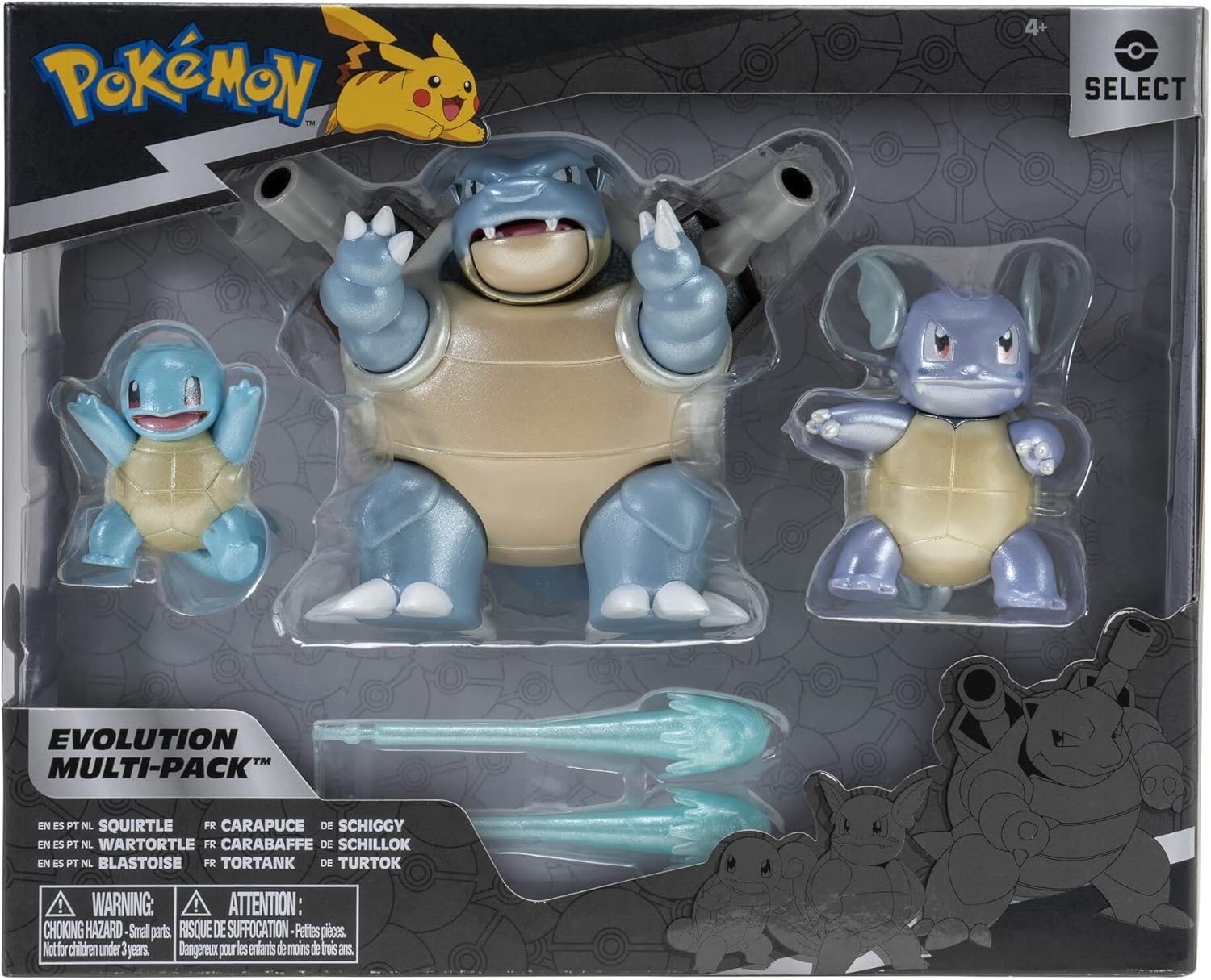 image:imagePokemon Select Evolution Pack Features 2Inch Magikarp and 12Inch Gyarados Battle Figures with Exclusive FinishBlue