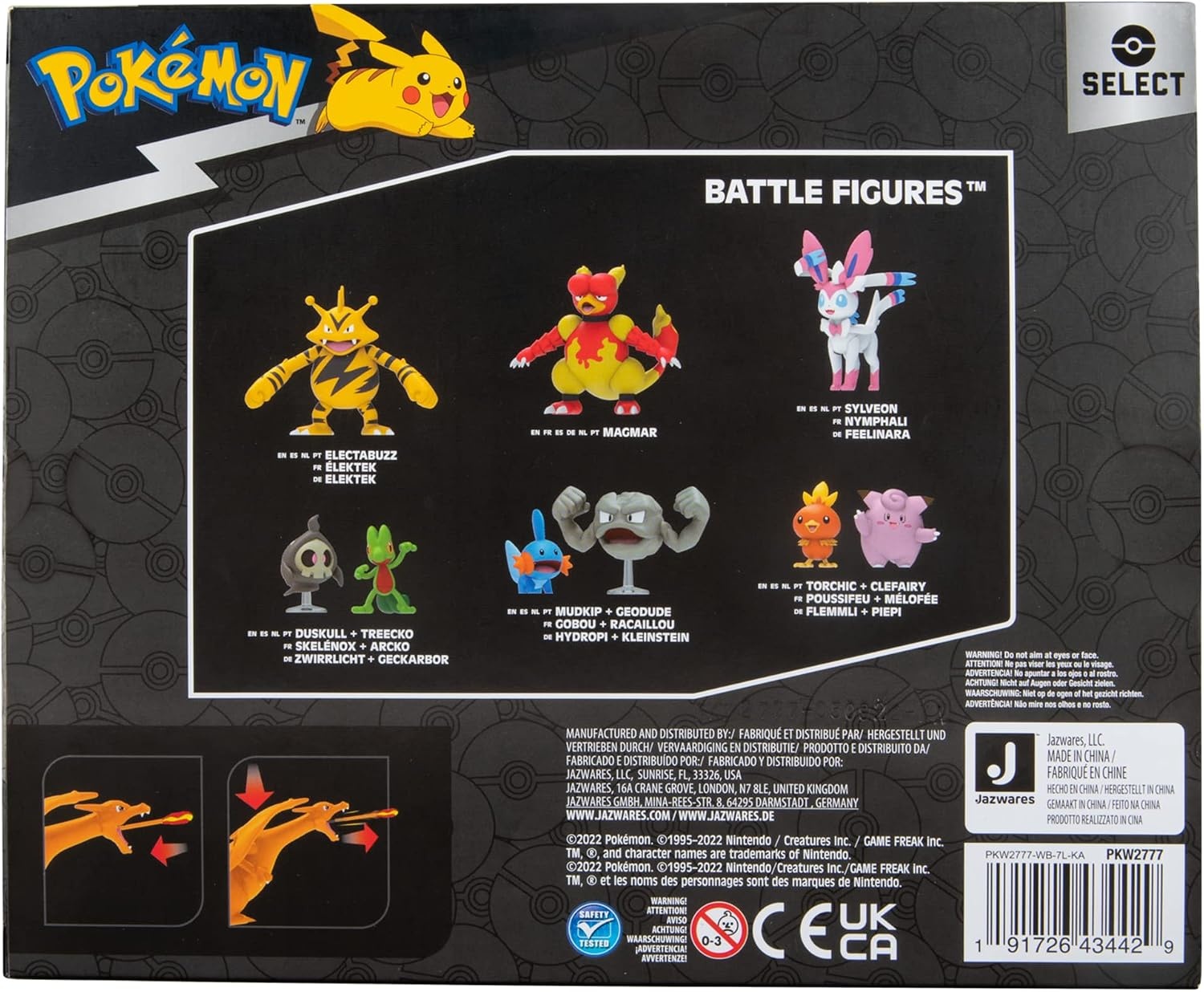 image:imagePokemon Select Evolution Pack Features 2Inch Magikarp and 12Inch Gyarados Battle Figures with Exclusive FinishStyle 3