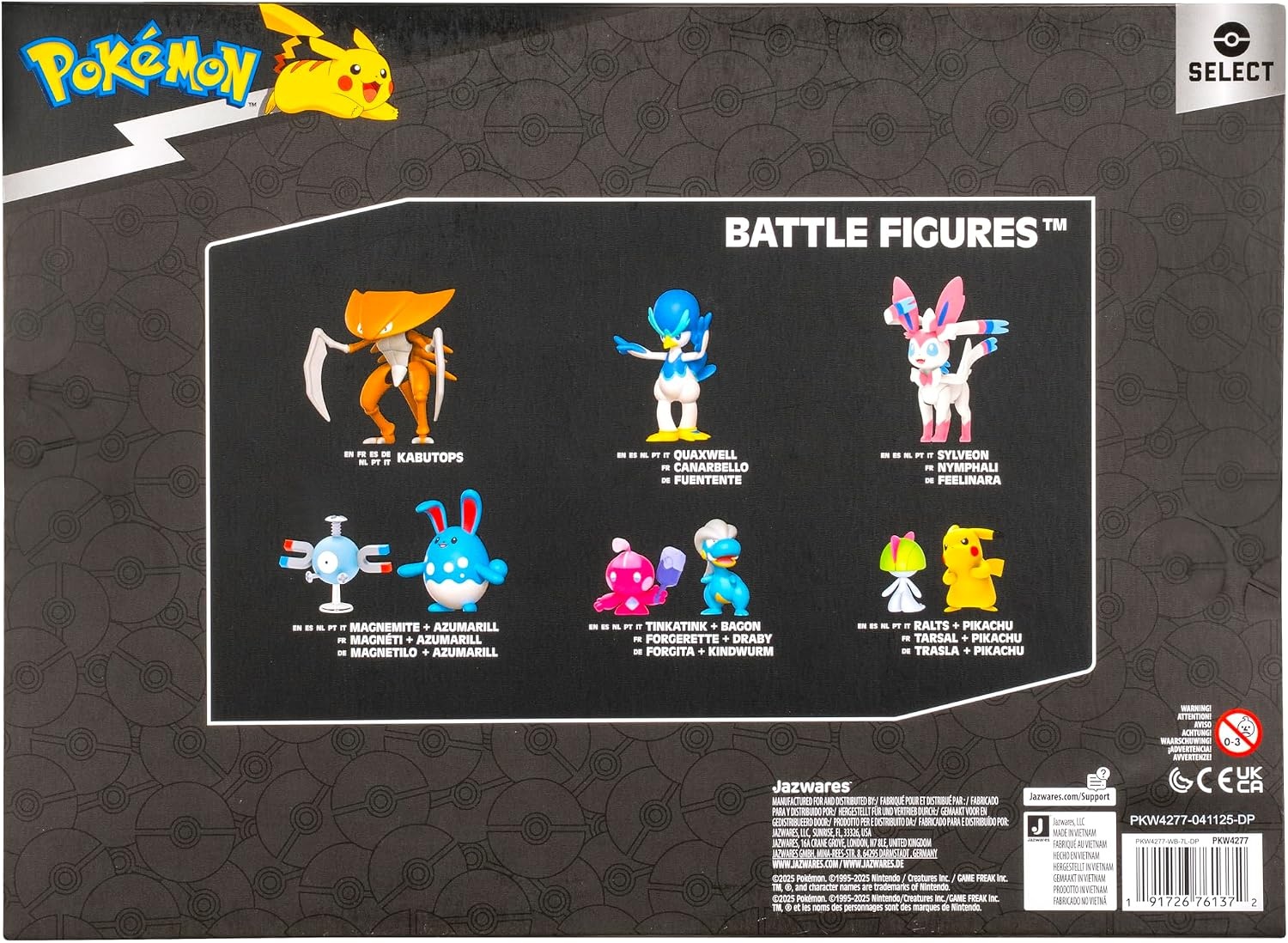 image:imagePokemon Select Evolution Pack Features 2Inch Magikarp and 12Inch Gyarados Battle Figures with Exclusive FinishStyle 5