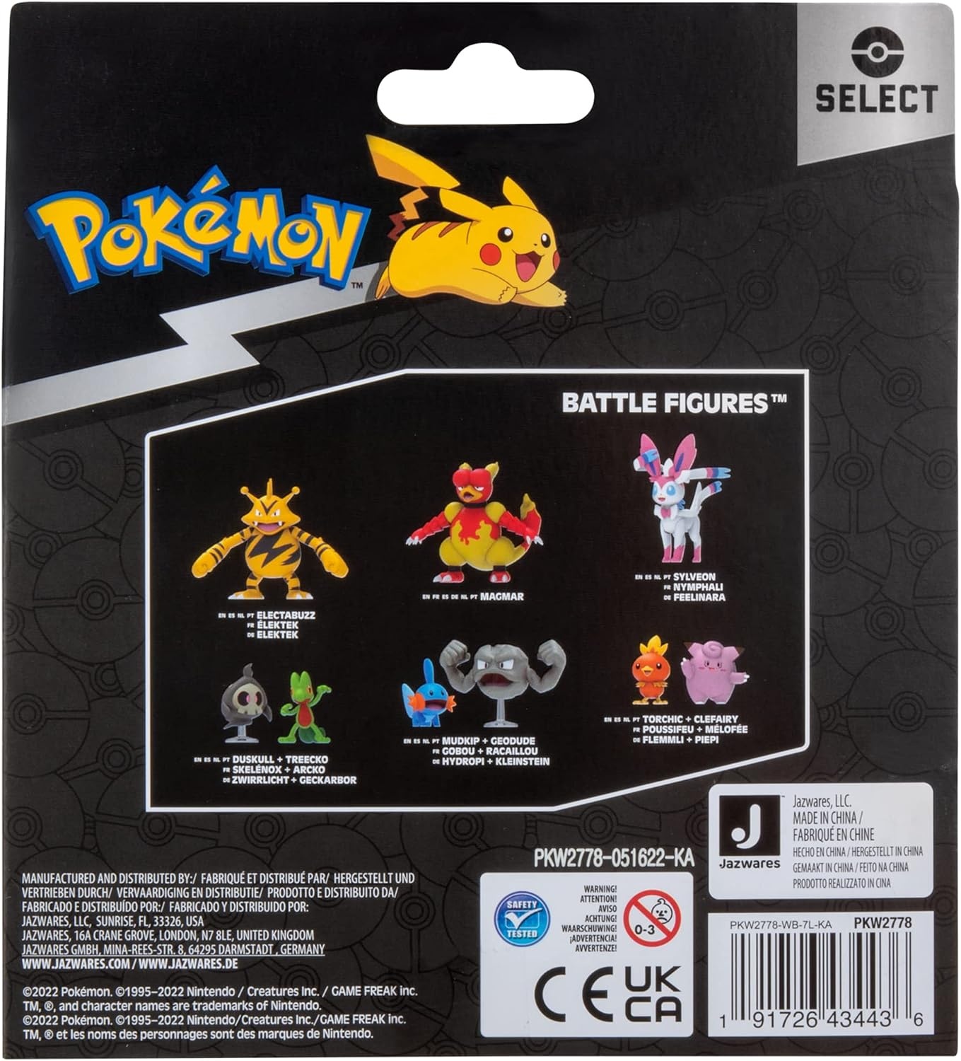 image:imagePokemon Select Evolution Pack Features 2Inch Magikarp and 12Inch Gyarados Battle Figures with Exclusive FinishStyle 6