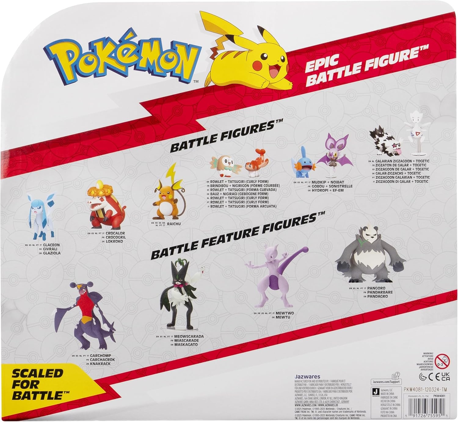 image:imagePokemon Skeledirge Epic Battle Figure 12Inch Articulated Epic Battle Figure with Display Stand