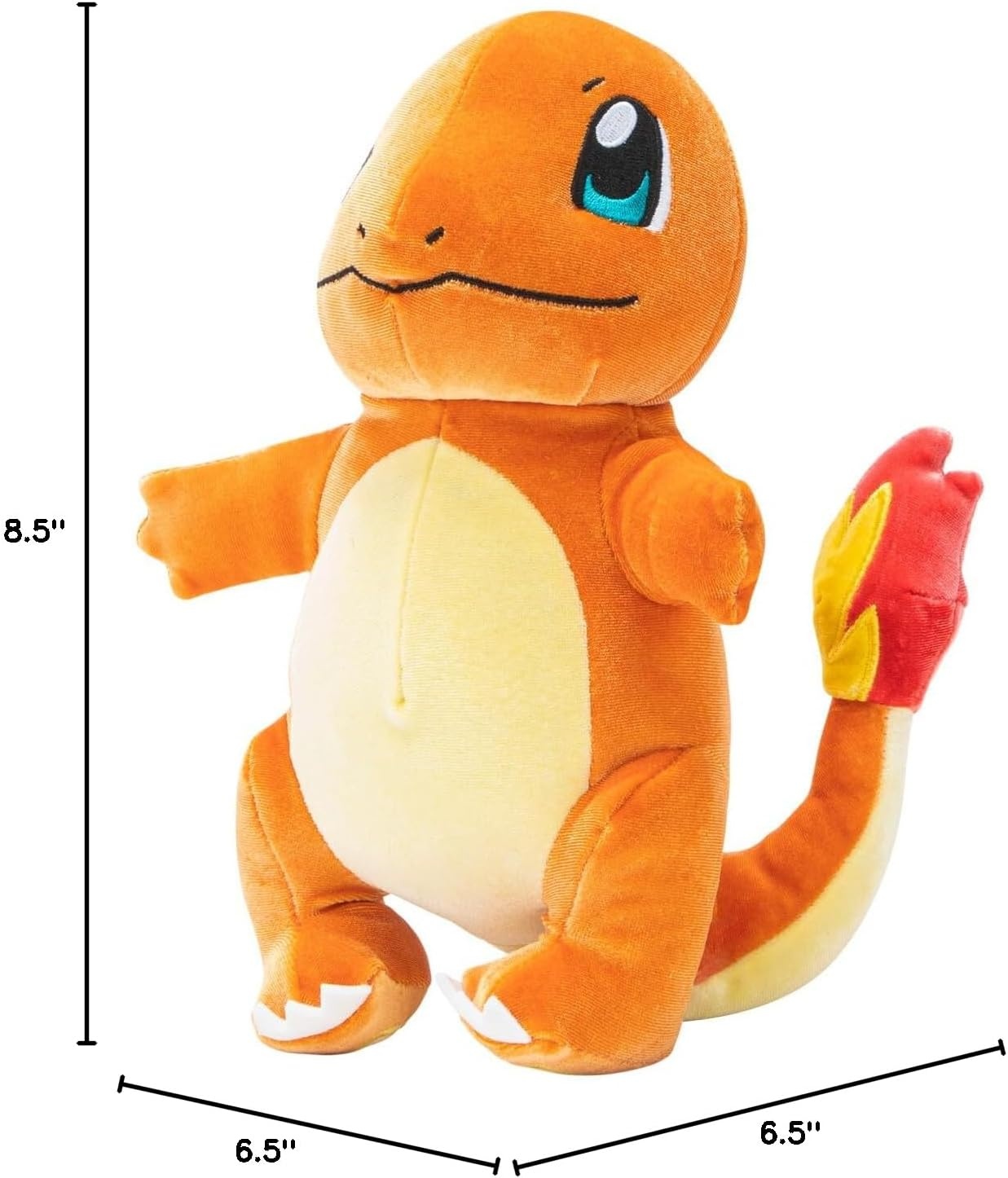 image:imagePokemon Squirtle Select Velvet Plush 8Inch Squirtle Plush with Unique Velvet Fabric and Authentic DetailsCharmander