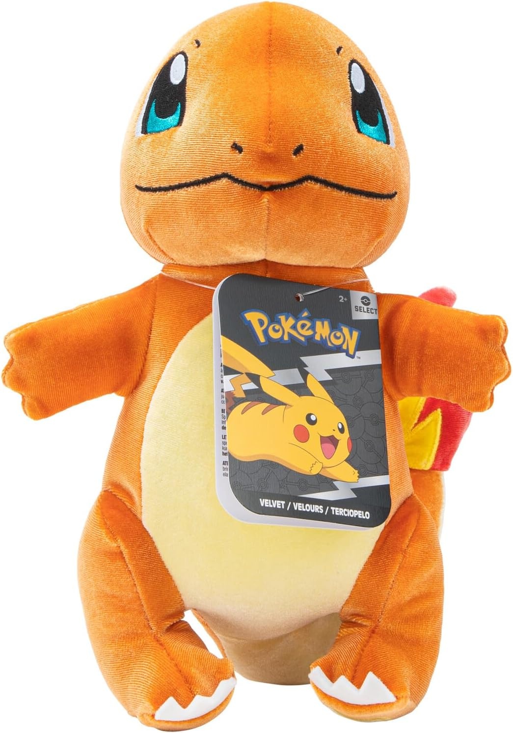 image:imagePokemon Squirtle Select Velvet Plush 8Inch Squirtle Plush with Unique Velvet Fabric and Authentic DetailsCharmander
