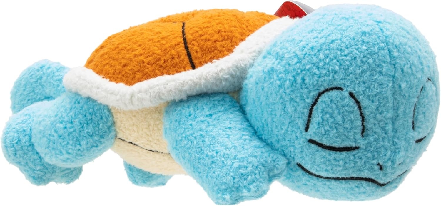 image:imagePokmon 5 Sleeping Squirtle Charmander Bulbasaur Starter Plush 3Pack Officially Licensed Authentic Soft Stuffed Animal Toy Figure Set Easter Basket Stuffer Gift for Kids Boys Girls 2