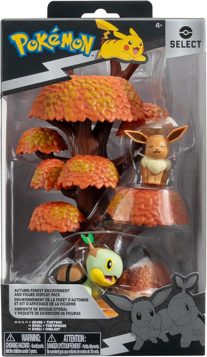 image:imagePokmon Desert Rocks Environment 6Inch MultiLevel Display Set with Two 2inch Battle FiguresAutumn Forest