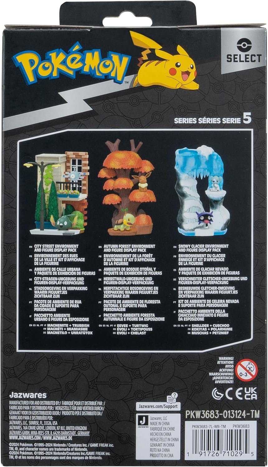 image:imagePokmon Desert Rocks Environment 6Inch MultiLevel Display Set with Two 2inch Battle FiguresAutumn Forest