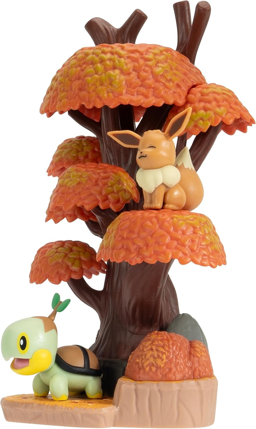 image:imagePokmon Desert Rocks Environment 6Inch MultiLevel Display Set with Two 2inch Battle FiguresAutumn Forest