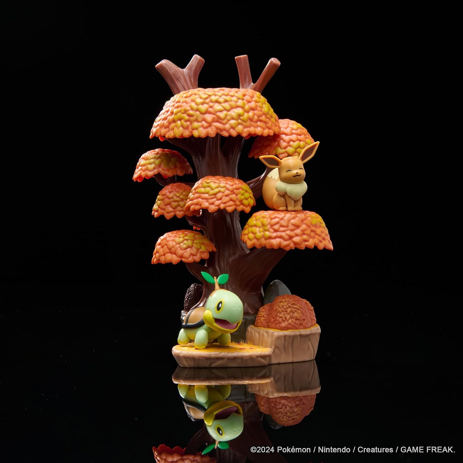 image:imagePokmon Desert Rocks Environment 6Inch MultiLevel Display Set with Two 2inch Battle FiguresAutumn Forest