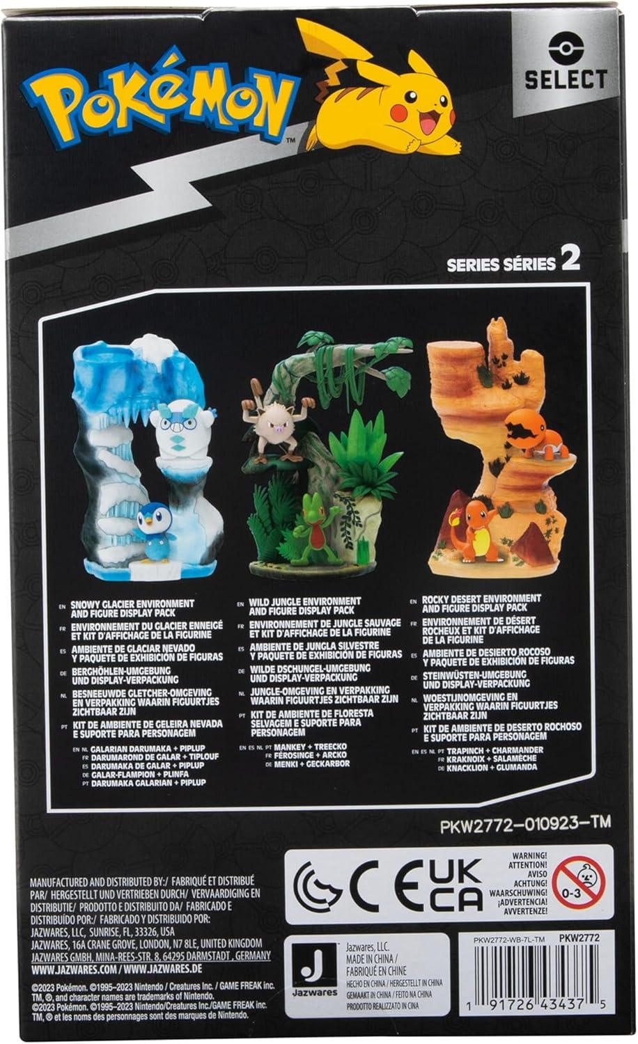 image:imagePokmon Desert Rocks Environment 6Inch MultiLevel Display Set with Two 2inch Battle FiguresDesert Rocks