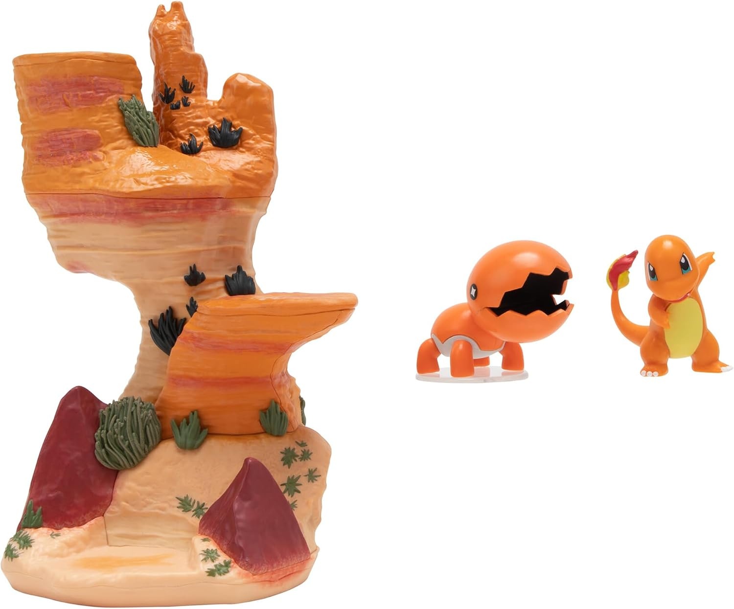 image:imagePokmon Desert Rocks Environment 6Inch MultiLevel Display Set with Two 2inch Battle FiguresDesert Rocks