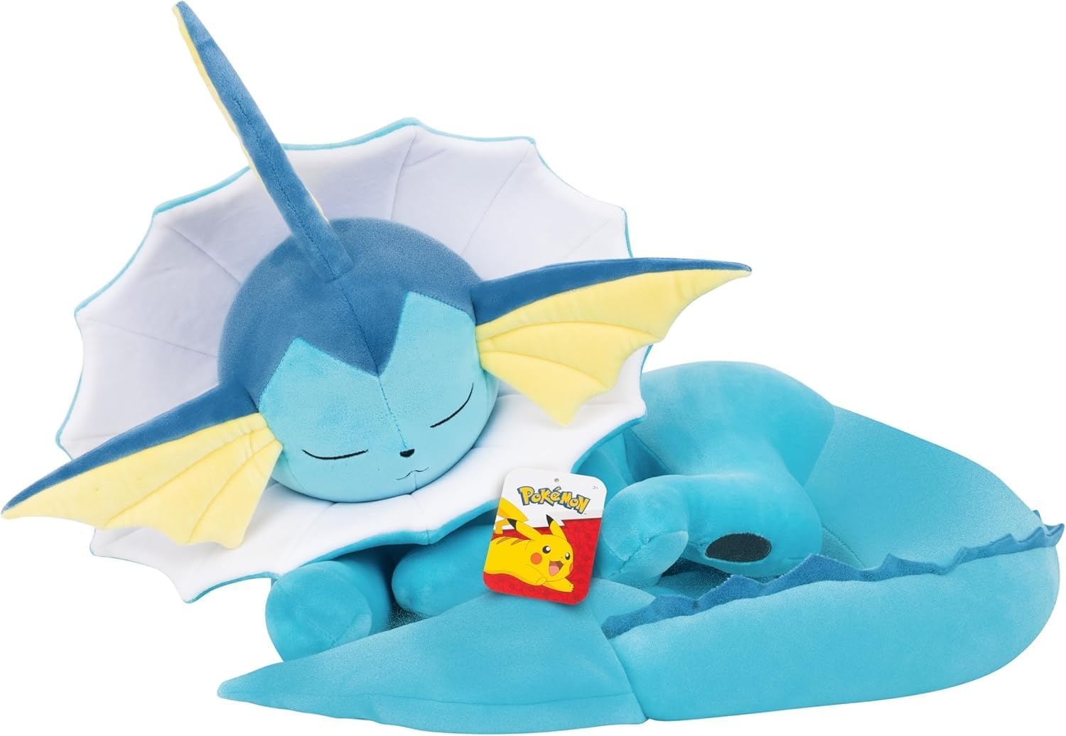 image:imagePokmon Eevee Sleeping Plush 18Inch Premium Plush in Sleeping PoseVaporeon