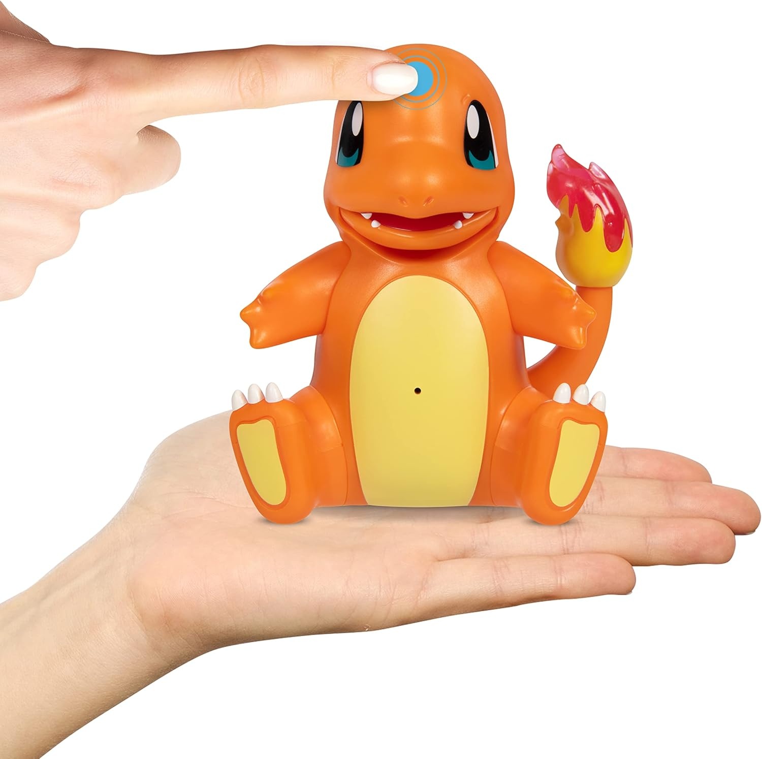 image:imagePokmon Electronic amp Interactive My Partner Charmander Reacts to Touch amp Sound Over 50 Different Interactions with Movement and Sound Charmander Dances Moves amp Speaks Gotta Catch Em All