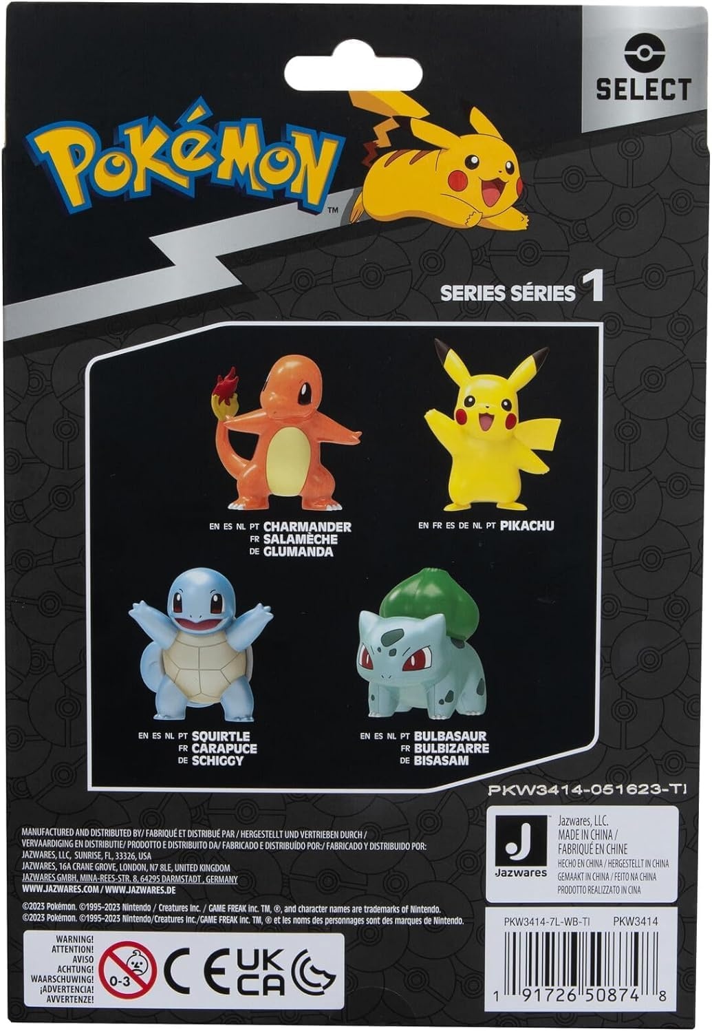 image:imagePokmon Select Metallic Battle Pack Four 3inch Battle Figures with Special Metallic Finish