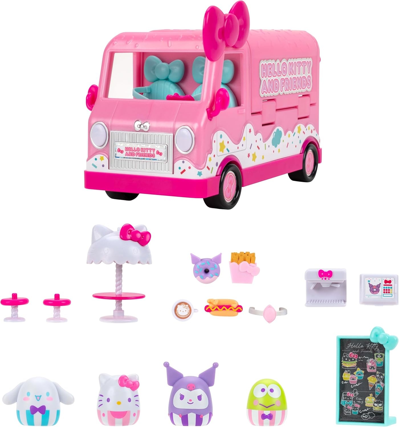image:imageSquishalongs Hello Kitty and Friends Hello Kitty Cafe Truck Playset