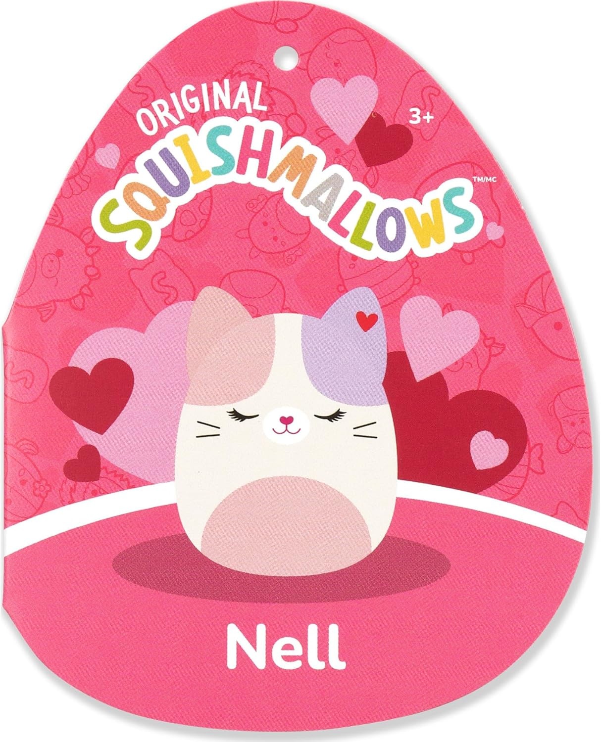 image:imageSquishmallows 8Inch Tahoe Tortoiseshell Cat Little Ultrasoft Official Kelly Toy PlushPink and Purple Calico Cat