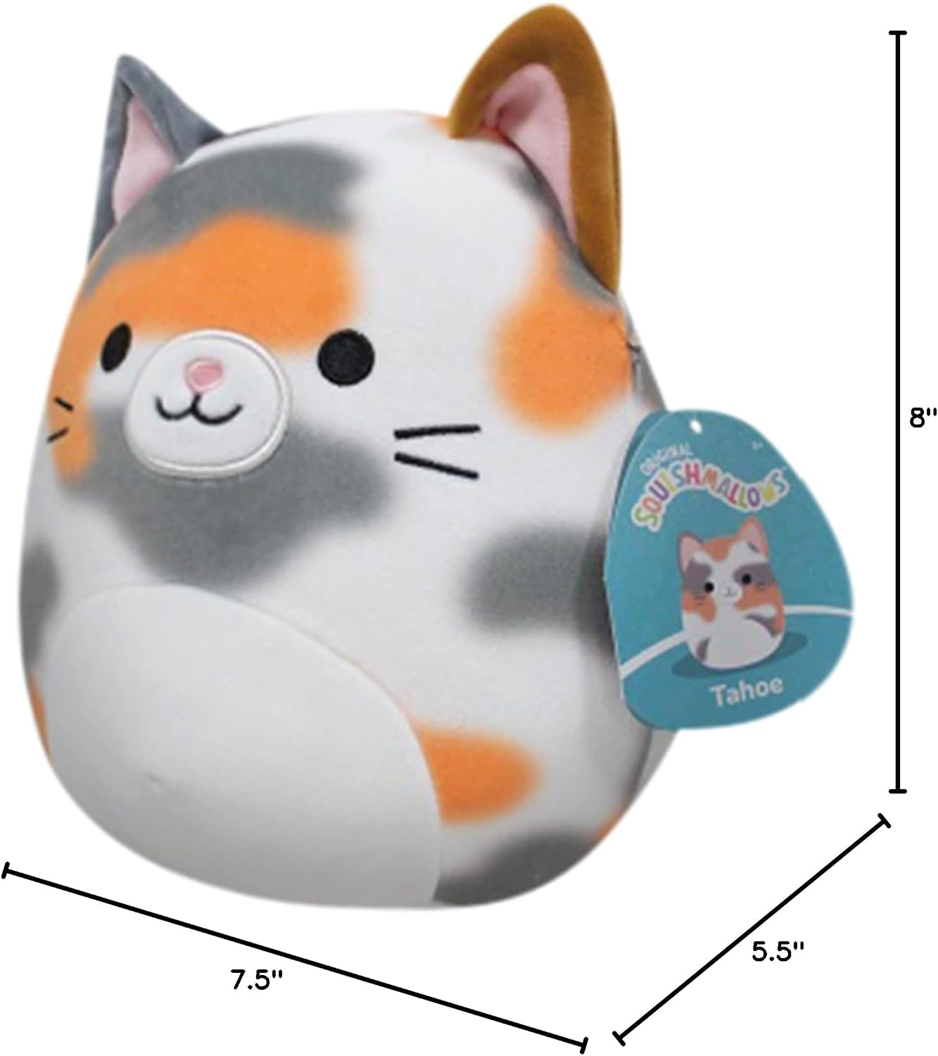 image:imageSquishmallows 8Inch Tahoe Tortoiseshell Cat Little Ultrasoft Official Kelly Toy PlushTortoiseshell Cat