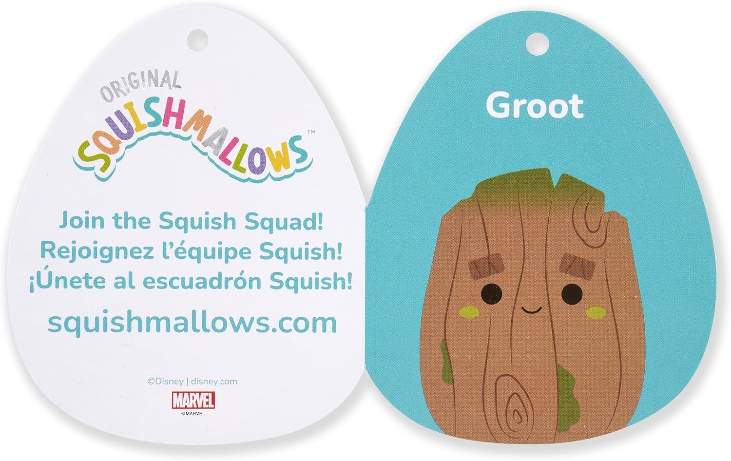 image:imageSquishmallows Original 12in Marvel SpiderMan Plush MediumSizedGroot