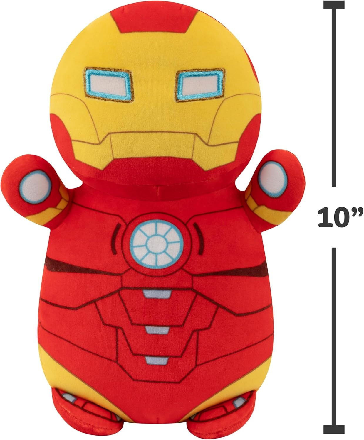 image:imageSquishmallows Original Marvel Spidey and His Amazing Friends 10Inch Hulk HugMees MediumSized Ultrasoft Official Jazwares PlushIron Man