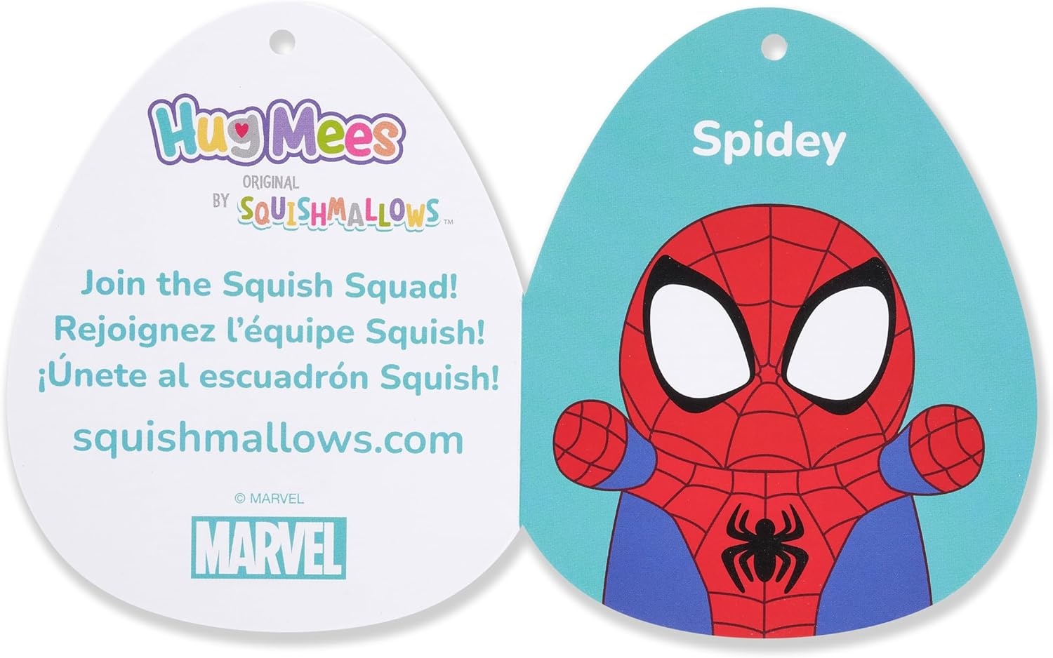 image:imageSquishmallows Original Marvel Spidey and His Amazing Friends 26in Spidey HugMees Ultrasoft Official Jazwares Plush Jumbo