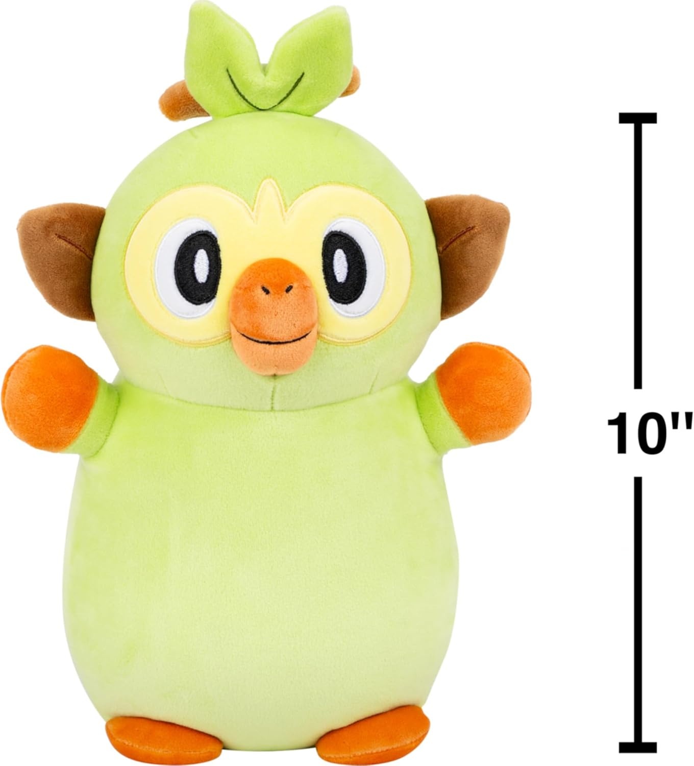 image:imageSquishmallows Original Pokmon 10in Grookey HugMees Ultrasoft Official Jazwares Plush MediumSizedGrookey