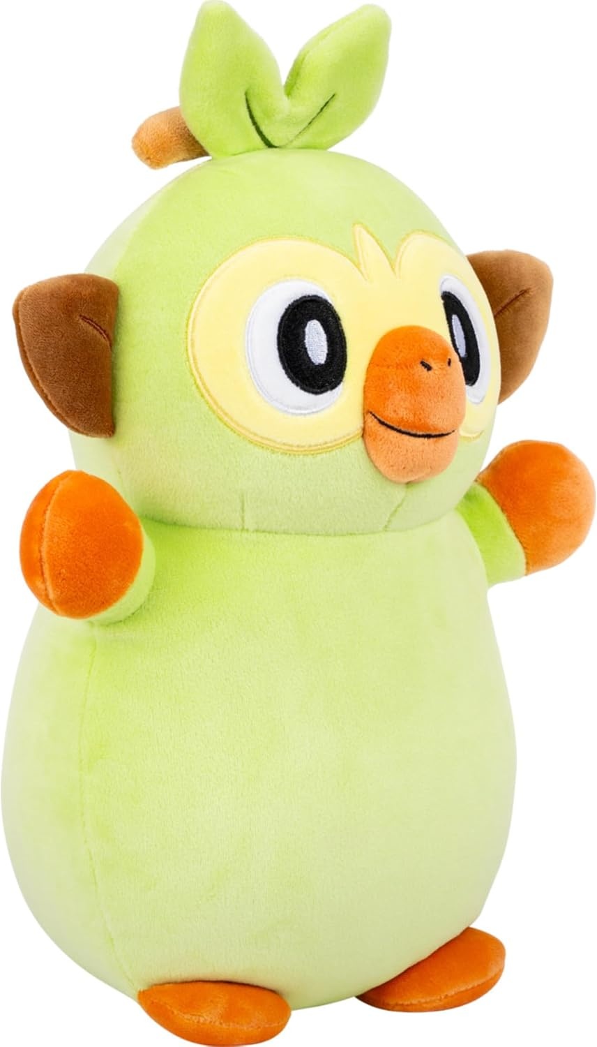 image:imageSquishmallows Original Pokmon 10in Grookey HugMees Ultrasoft Official Jazwares Plush MediumSizedGrookey