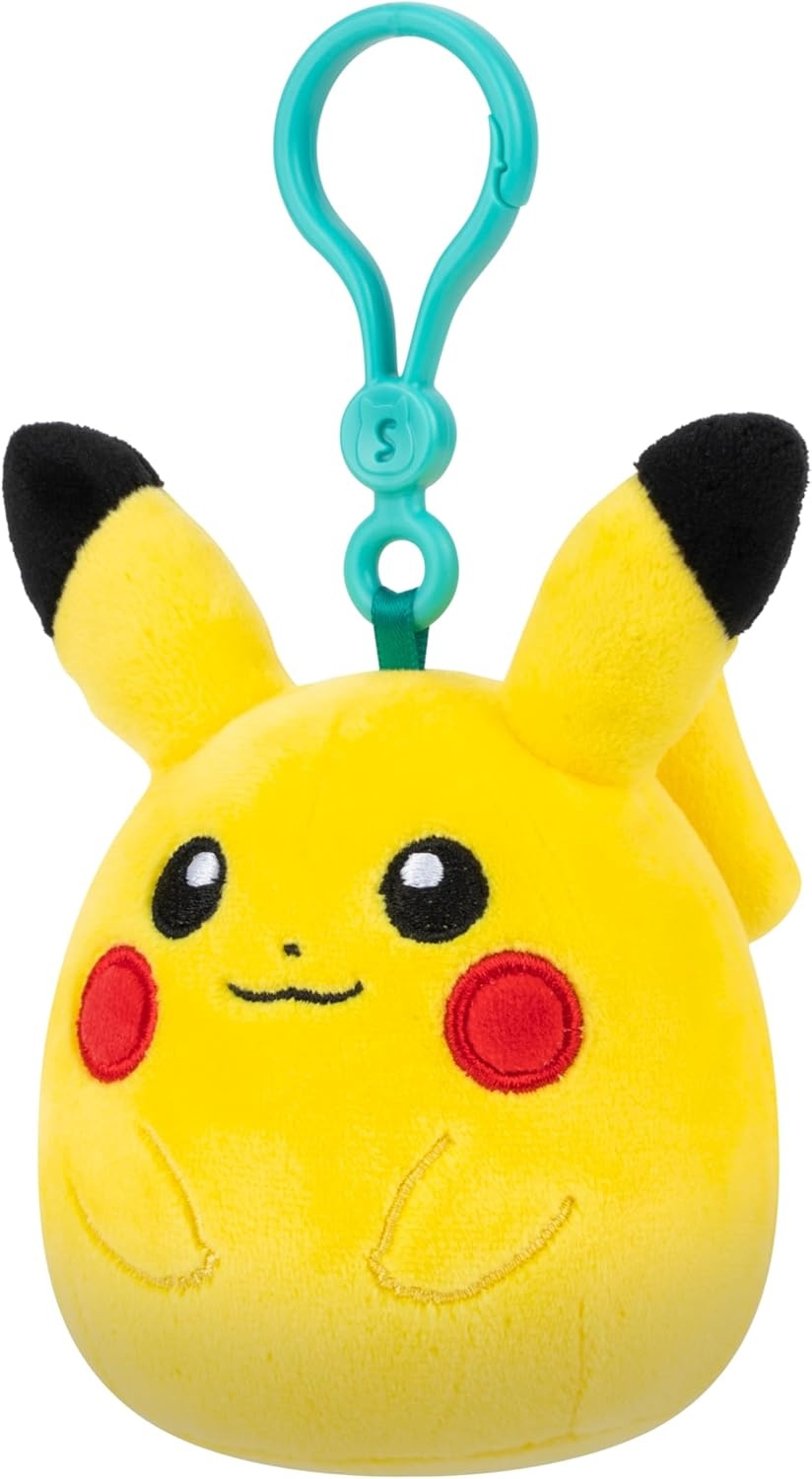 image:imageSquishmallows Original Pokmon Gengar Clip Ultrasoft Official Jazwares PlushPikachu
