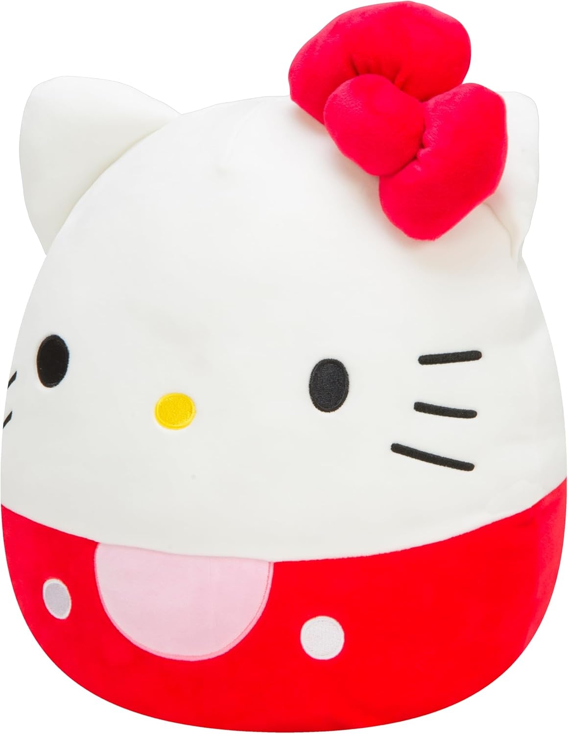 image:imageSquishmallows Original Sanrio 14Inch Hello Kitty Floral Dress and Bow Plush MediumSized Ultrasoft Official Jazwares PlushHello Kitty in Red Overalls