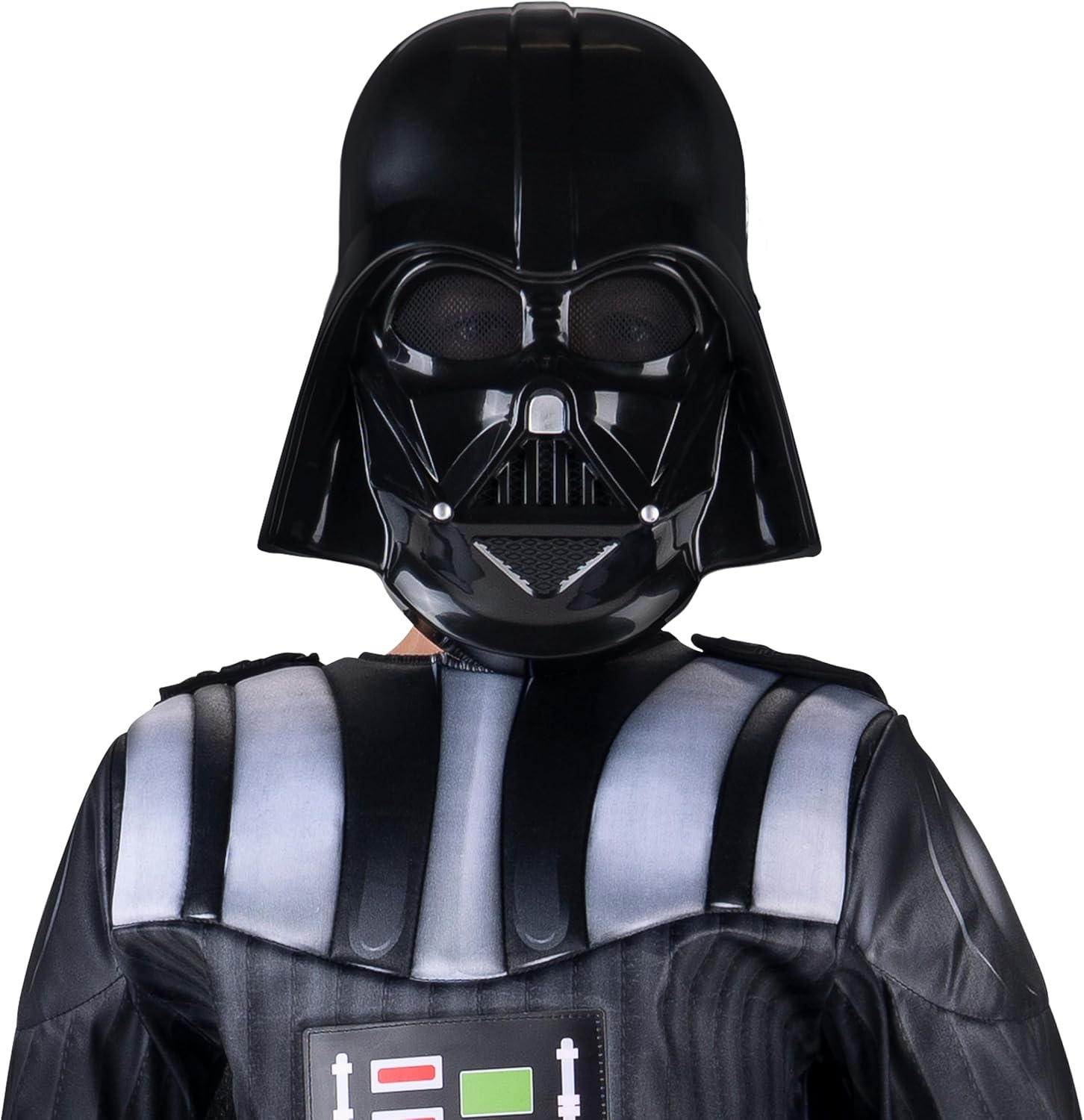image:imageStar Wars Darth Vader Official Youth Costume Premium Light Up Padded Jumpsuit with Plastic Mask and Detachable CapeS 57