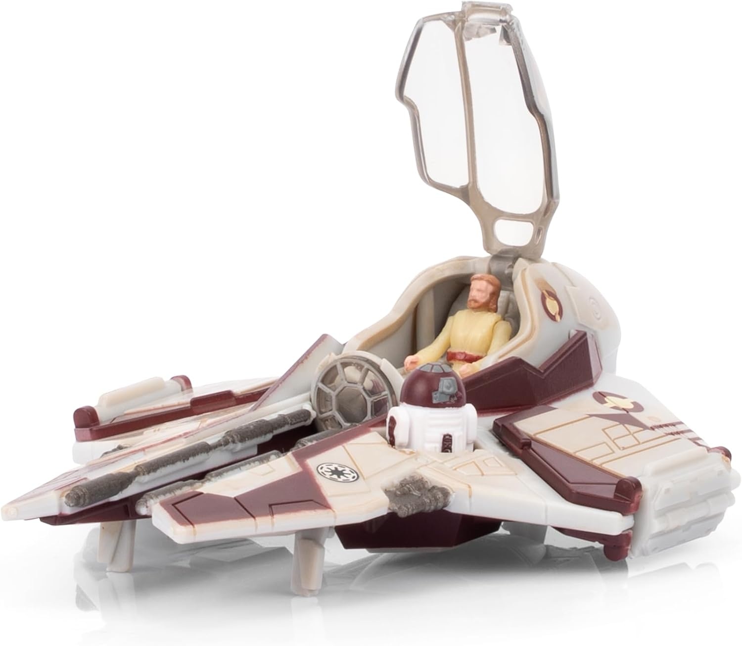image:imageStar Wars Micro Galaxy Squadron Anakin Skywalkers Jedi Interceptor Mystery Bundle 3Inch Light Armor Class and Scout Class Vehicles with AccessoriesJedi Interceptor