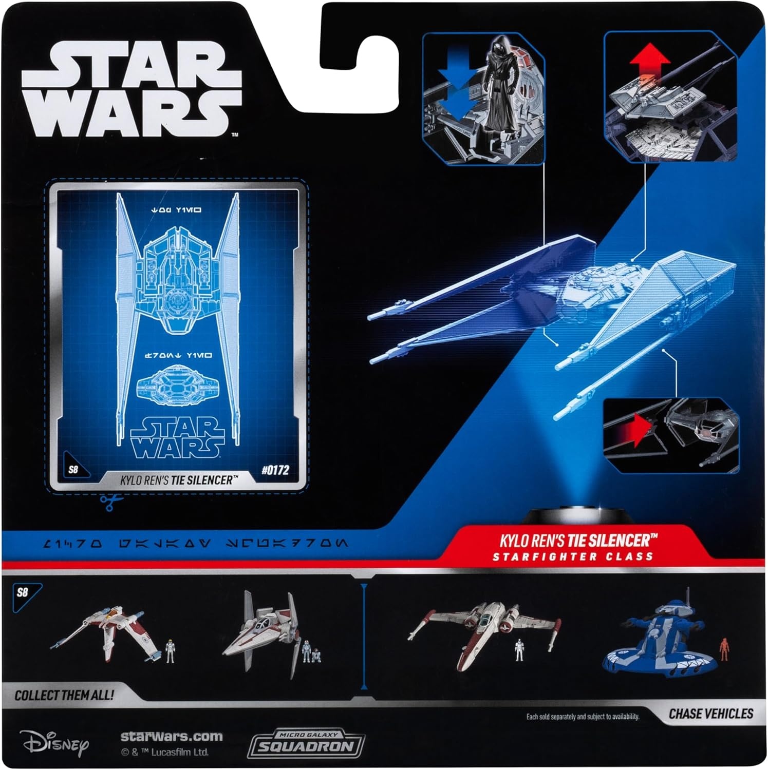image:imageStar Wars Micro Galaxy Squadron Fiend Fighter 5Inch Vehicle with 1Inch Micro Figure AccessoryTIE Silencer
