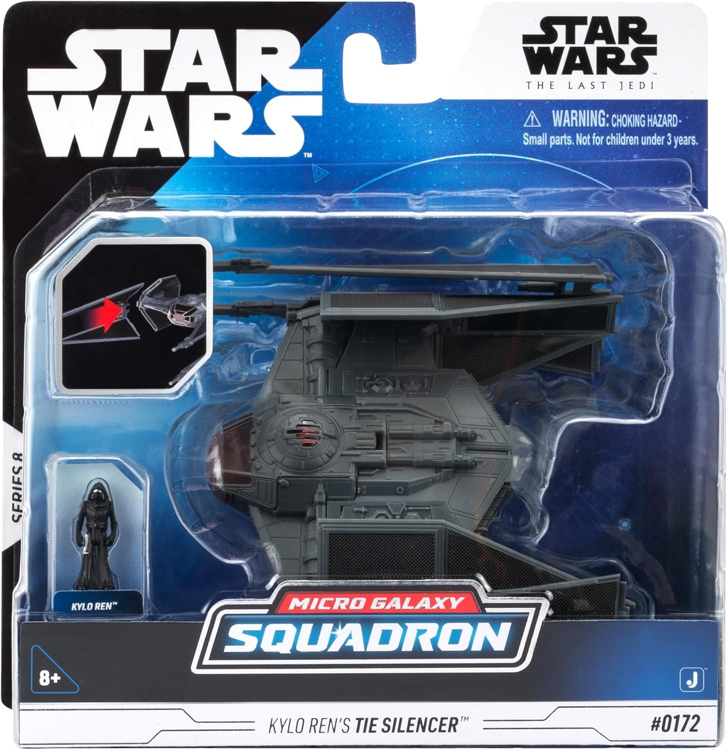 image:imageStar Wars Micro Galaxy Squadron Fiend Fighter 5Inch Vehicle with 1Inch Micro Figure AccessoryTIE Silencer