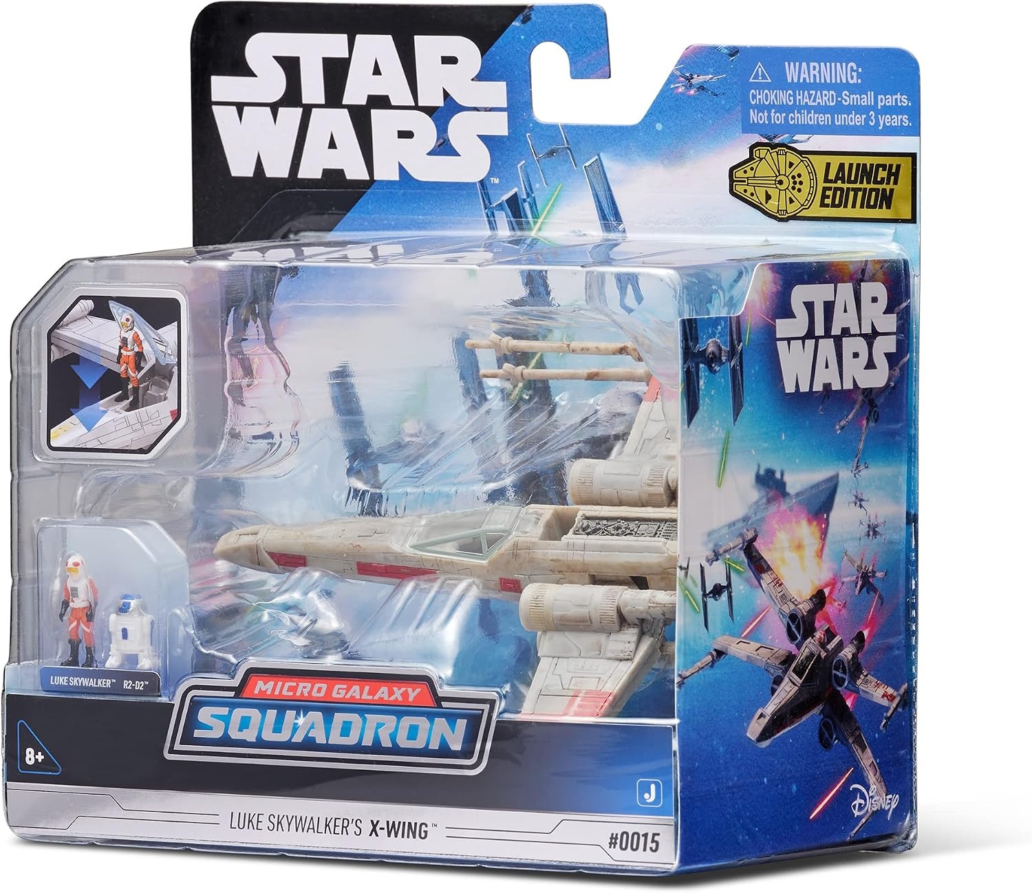 image:imageStar Wars Micro Galaxy Squadron Gold Leaders YWing 5Inch Starfighter Class Vehicle with 1Inch Jon Vander amp R2BHD Micro Figure AccessoriesXWing Starfighter