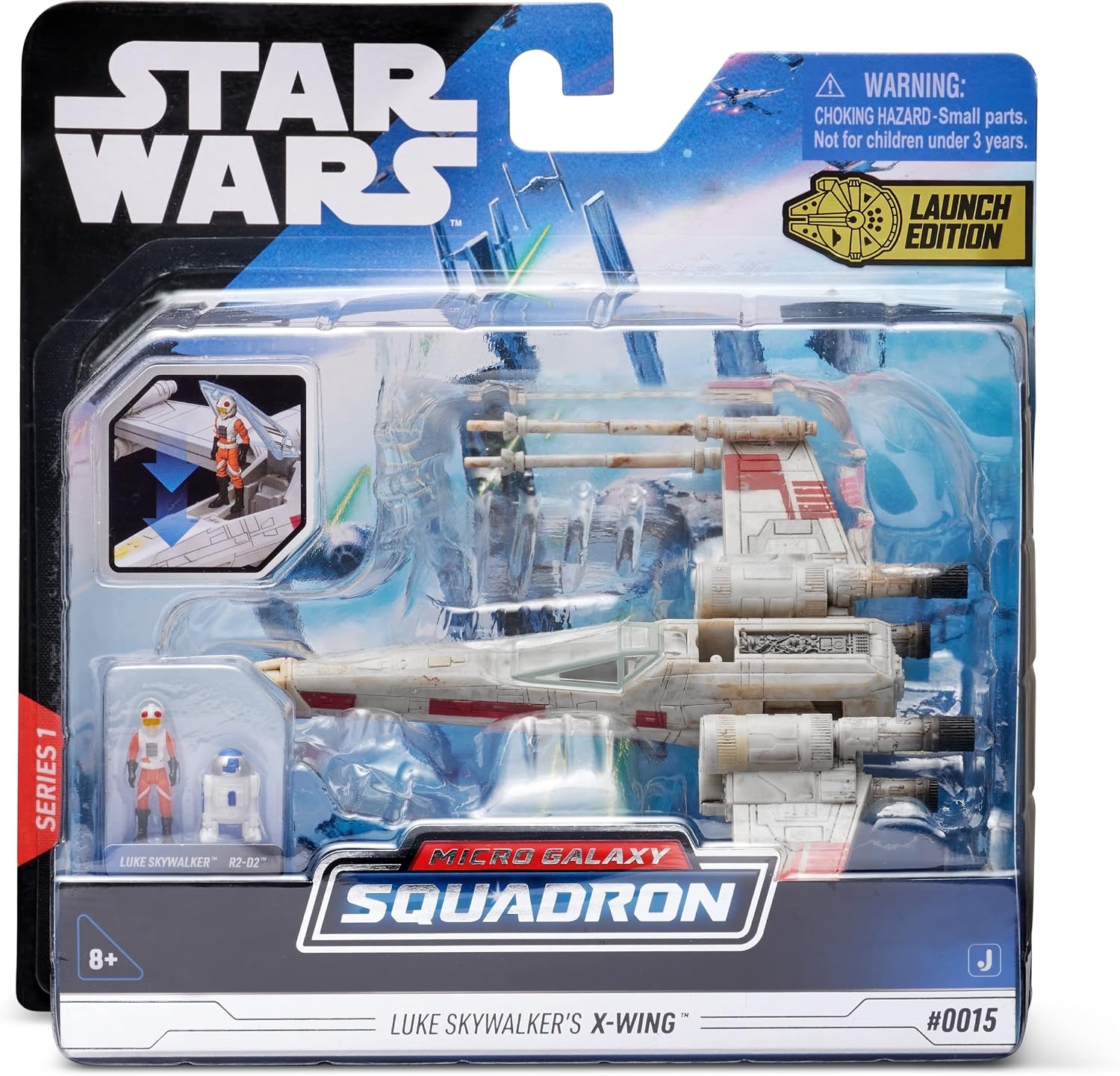 image:imageStar Wars Micro Galaxy Squadron Gold Leaders YWing 5Inch Starfighter Class Vehicle with 1Inch Jon Vander amp R2BHD Micro Figure AccessoriesXWing Starfighter