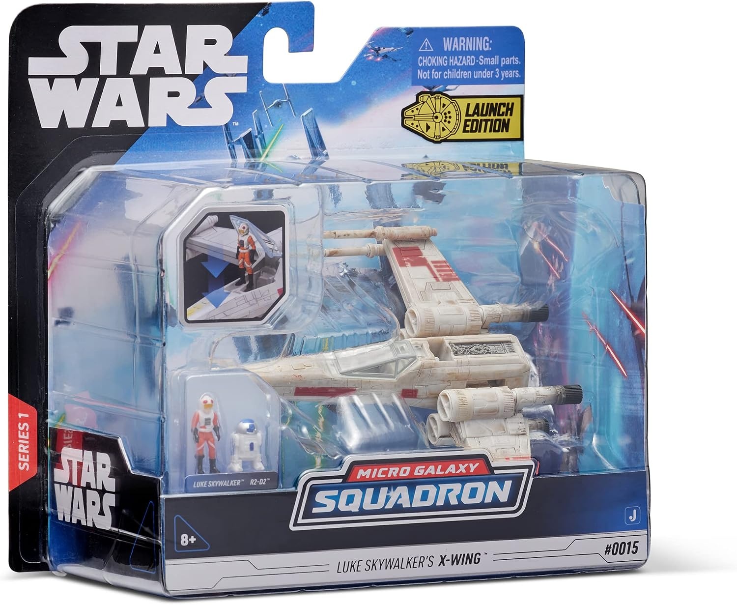 image:imageStar Wars Micro Galaxy Squadron Gold Leaders YWing 5Inch Starfighter Class Vehicle with 1Inch Jon Vander amp R2BHD Micro Figure AccessoriesXWing Starfighter