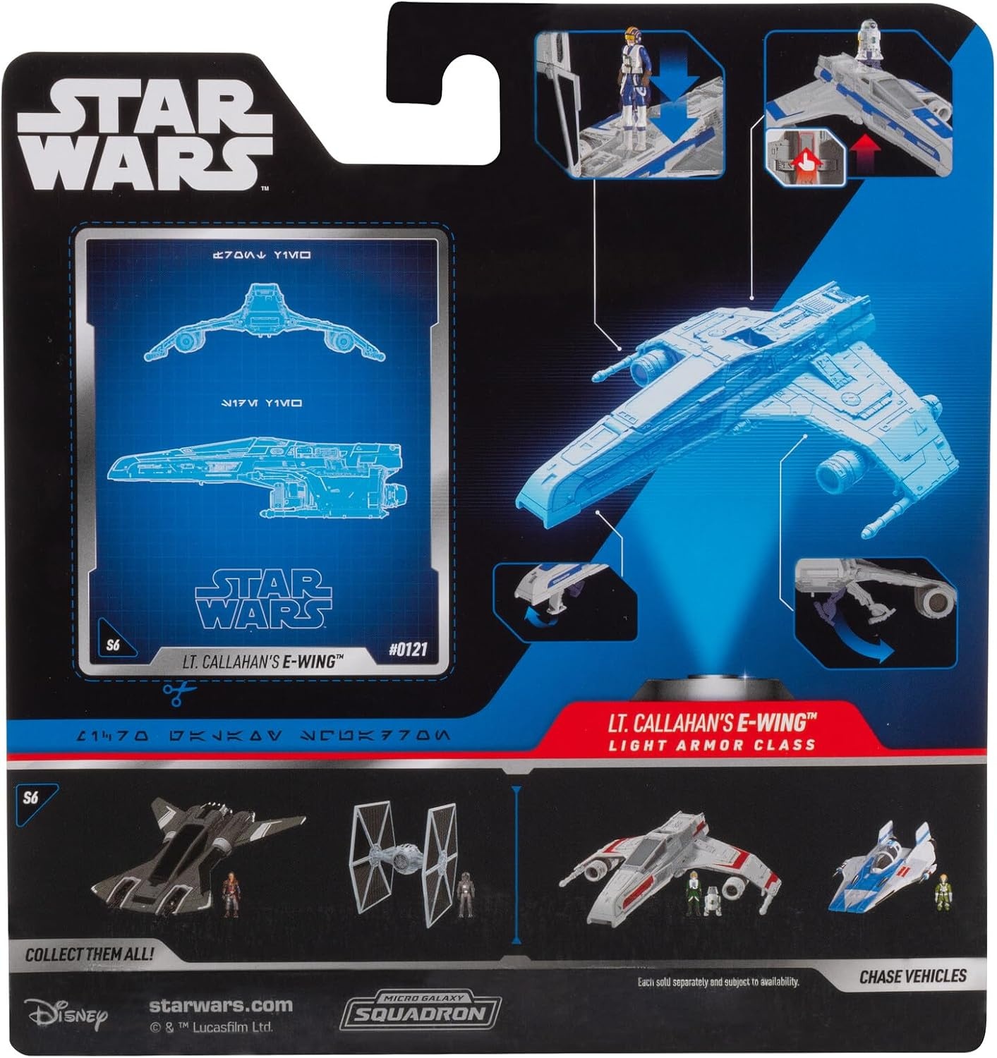 image:imageStar Wars Micro Galaxy Squadron Lt Callahans Ewing Mystery Bundle 5Inch and 25Inch Vehicles with Accessories Amazon ExclusiveLt Callahans Ewing