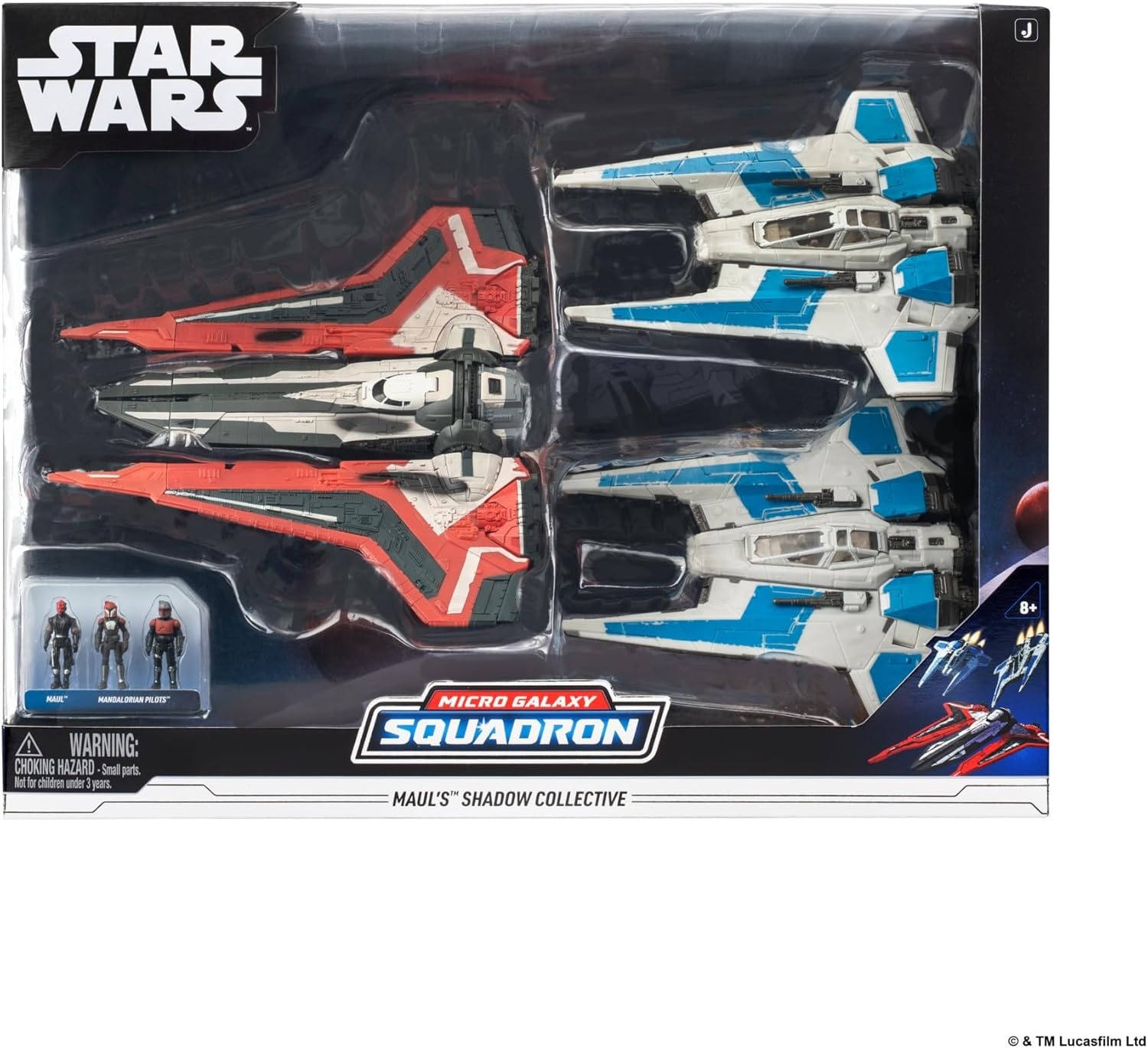 image:imageStar Wars Micro Galaxy Squadron Maul Shadow Collective Set Deluxe Battle Pack with Three Vehicles and Three 1Inch Micro Figure Accessories