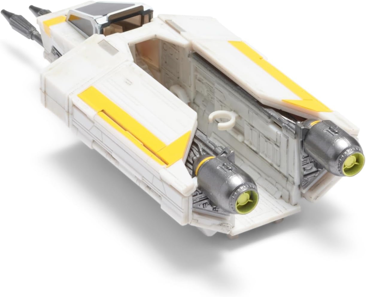 image:imageStar Wars Micro Galaxy Squadron Phantom Shuttle 5Inch Vehicle with Folding Wings and Removable Hatch Plus Two 1Inch Micro Figure AccessoriesPhantom Shuttle
