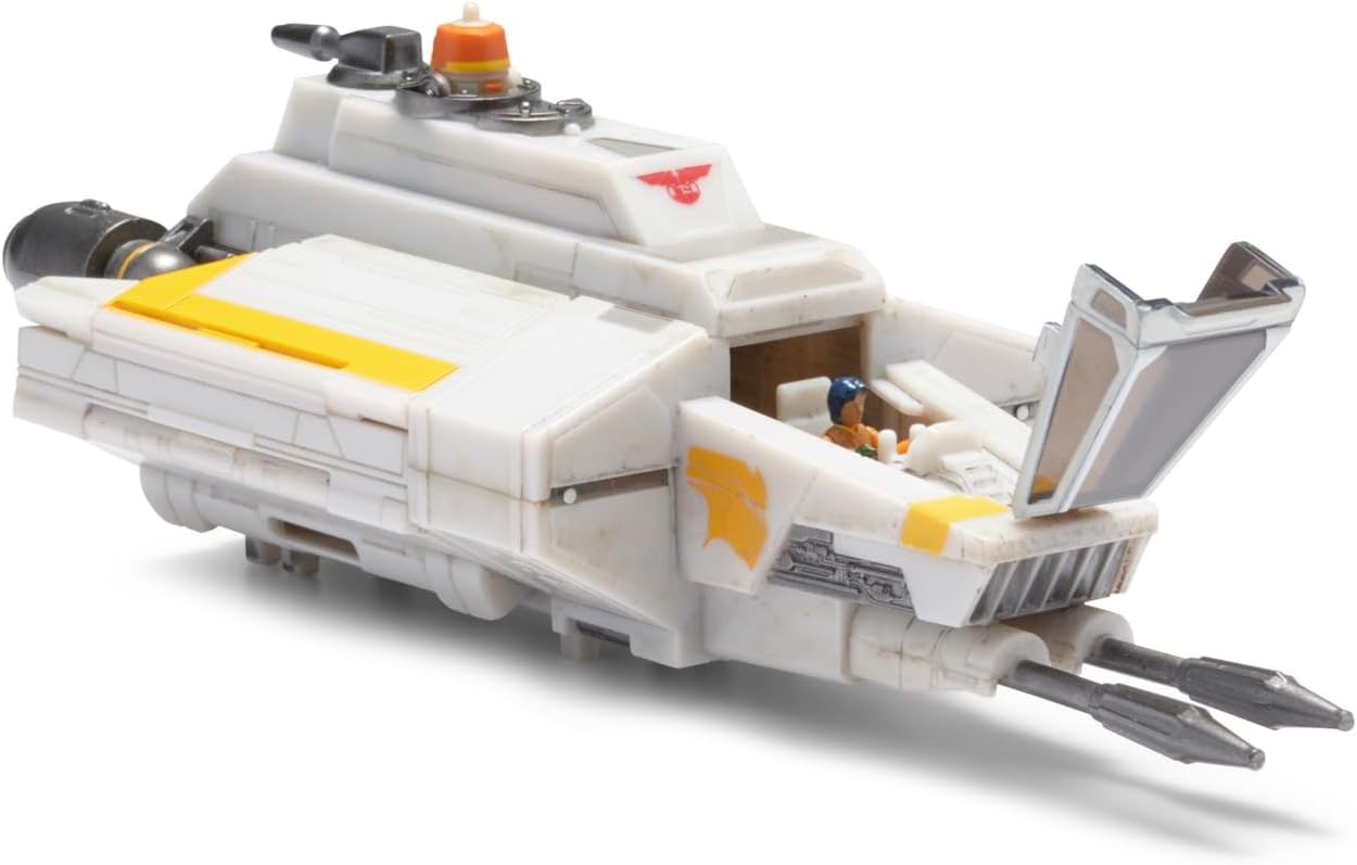 image:imageStar Wars Micro Galaxy Squadron Phantom Shuttle 5Inch Vehicle with Folding Wings and Removable Hatch Plus Two 1Inch Micro Figure AccessoriesPhantom Shuttle