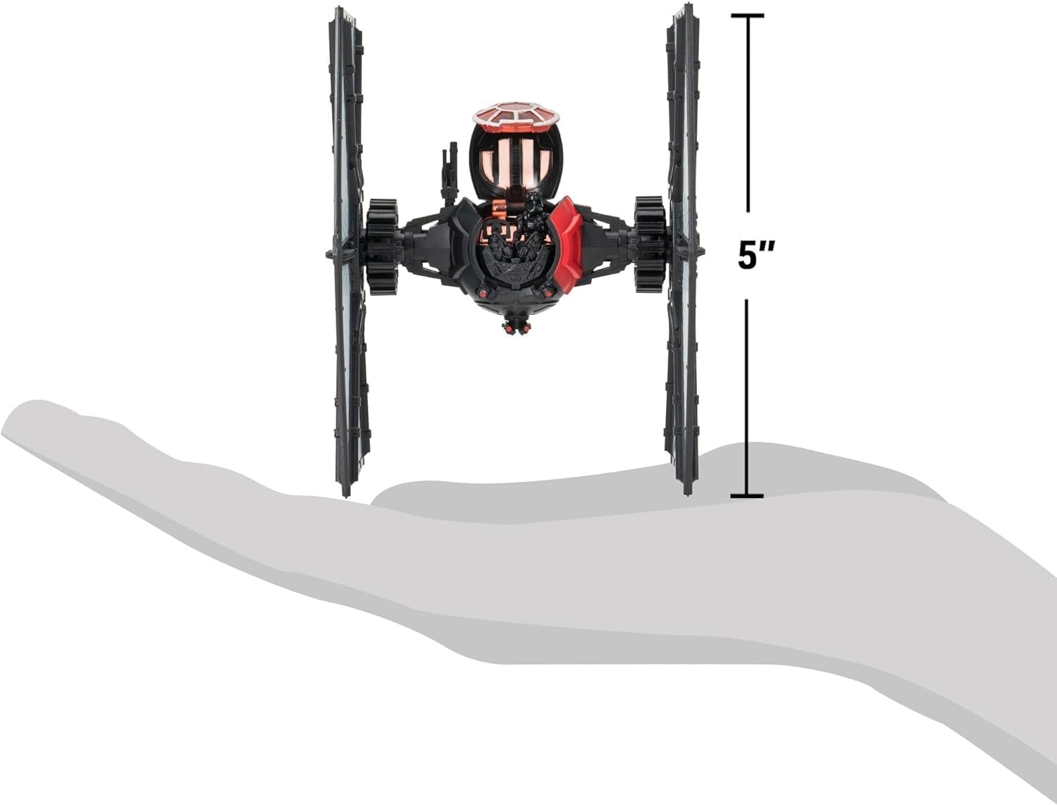 image:imageStar Wars Micro Galaxy Squadron TIE Bomber Armada Edition 5Inch Vehicle with Dual Cockpits Bomb Bay and 1Inch Micro Figure AccessoryFirst Order Special Forces TIE Fighter