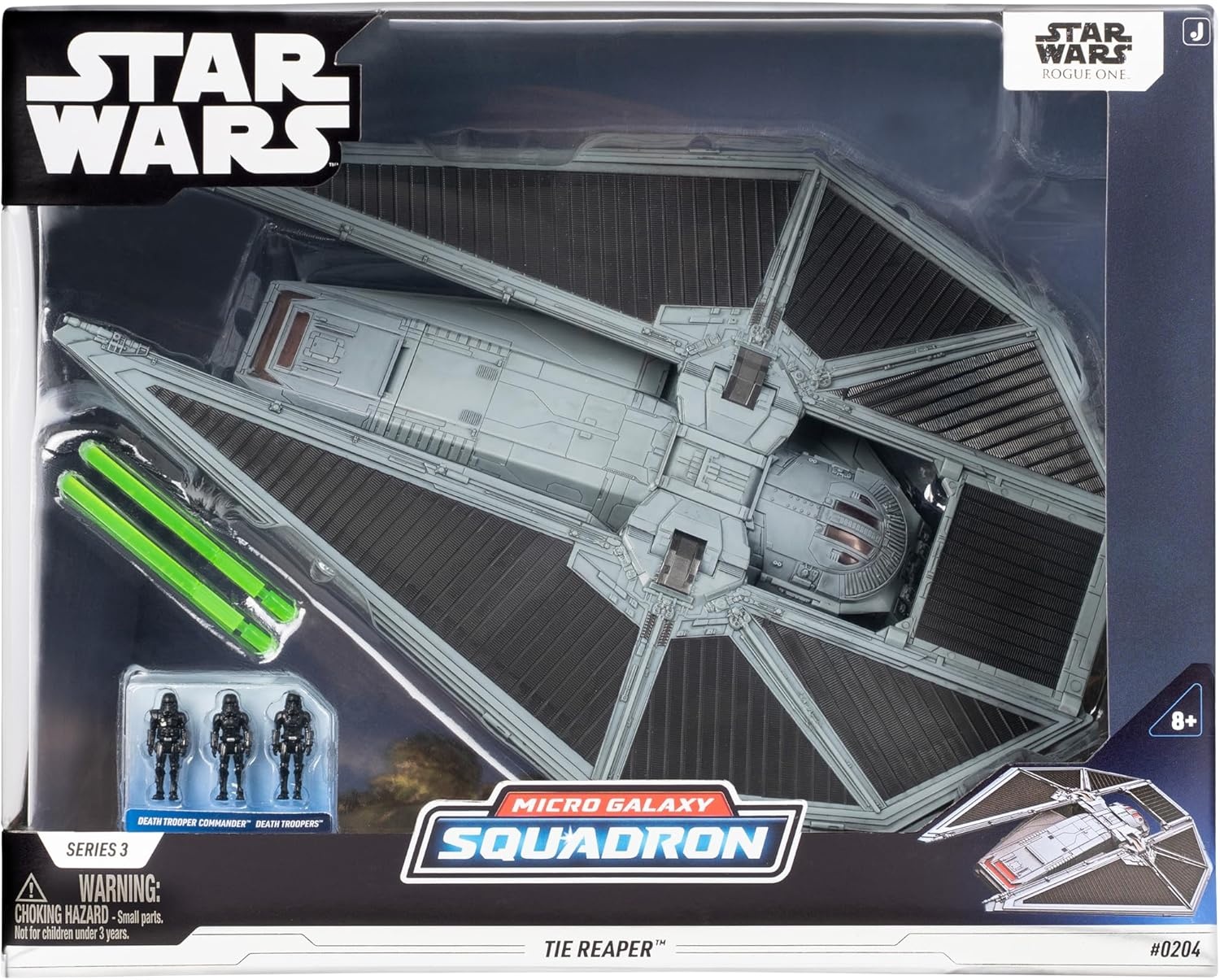 image:imageStar Wars Micro Galaxy Squadron TIE Reaper 9Inch Vehicle with Three 1Inch Micro Figure Accessories