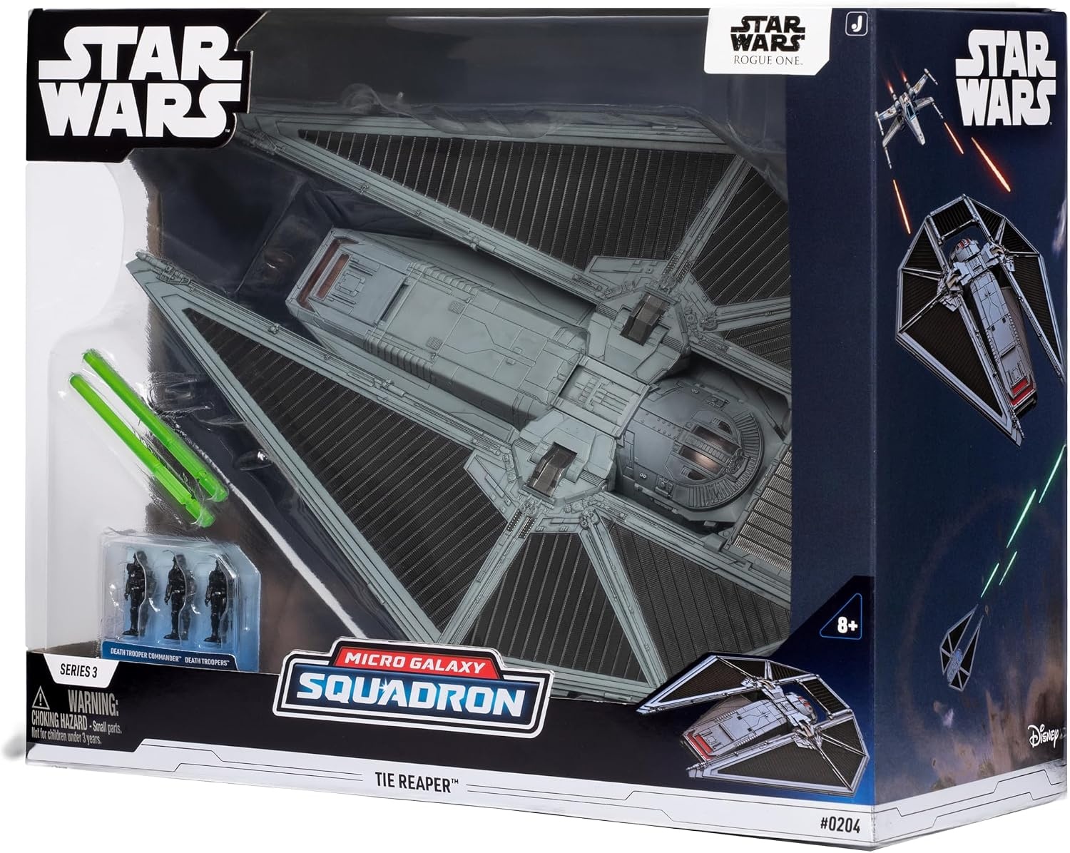 image:imageStar Wars Micro Galaxy Squadron TIE Reaper 9Inch Vehicle with Three 1Inch Micro Figure Accessories