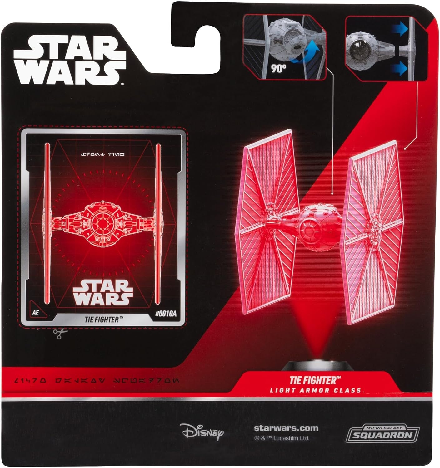 image:imageStar Wars Micro Galaxy Squadron TIE Whisper Mystery Bundle 5Inch Vehicle and 25Inch Vehicle with Micro Figure AccessoriesPirate Snub Fighter