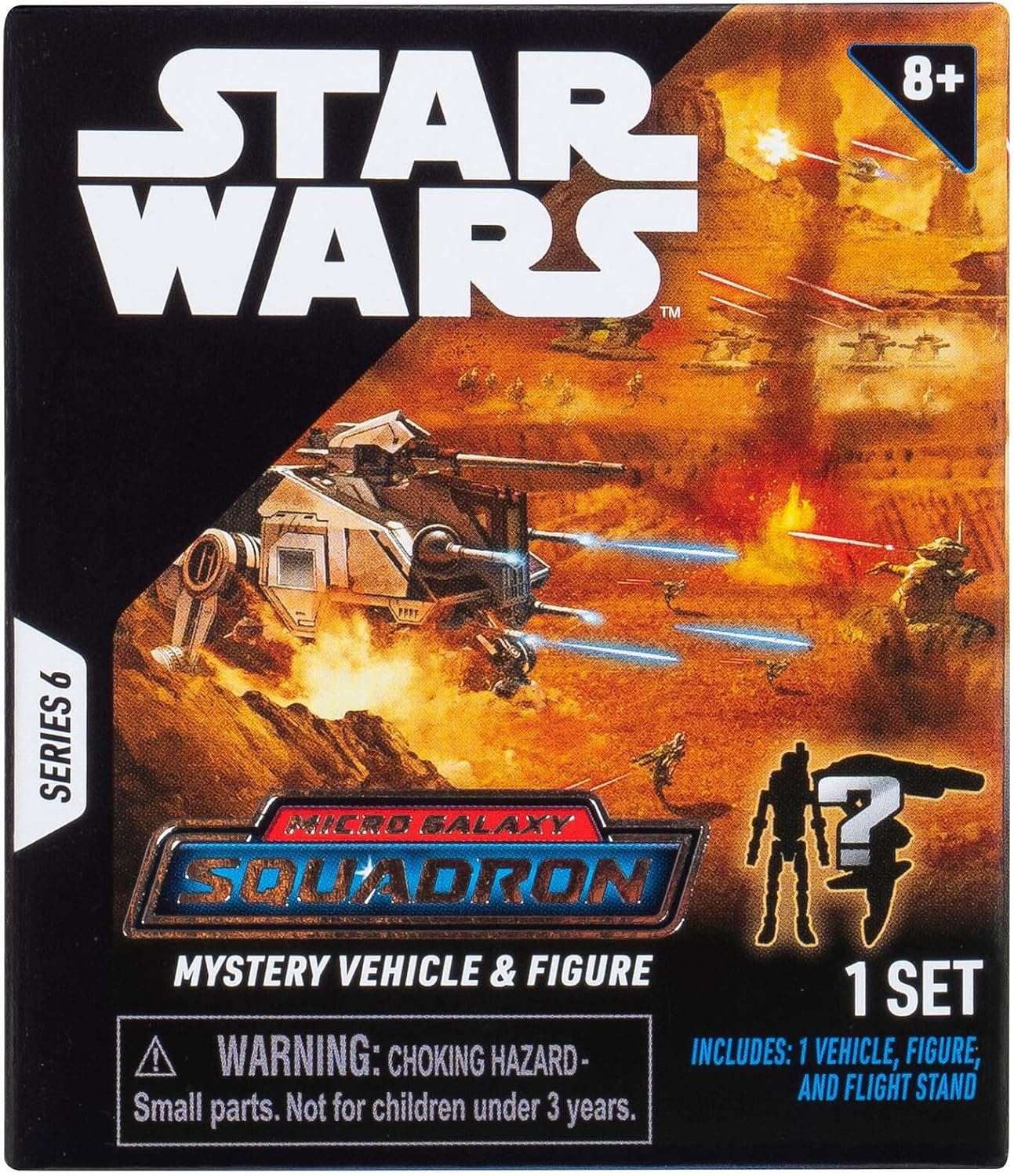 image:imageStar Wars Micro Galaxy Squadron TIE Whisper Mystery Bundle 5Inch Vehicle and 25Inch Vehicle with Micro Figure AccessoriesPirate Snub Fighter