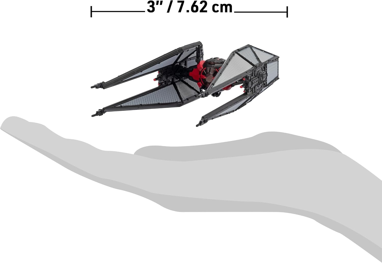 image:imageStar Wars Micro Galaxy Squadron TIE Whisper Mystery Bundle 5Inch Vehicle and 25Inch Vehicle with Micro Figure AccessoriesTIE Fighter Armada Edition