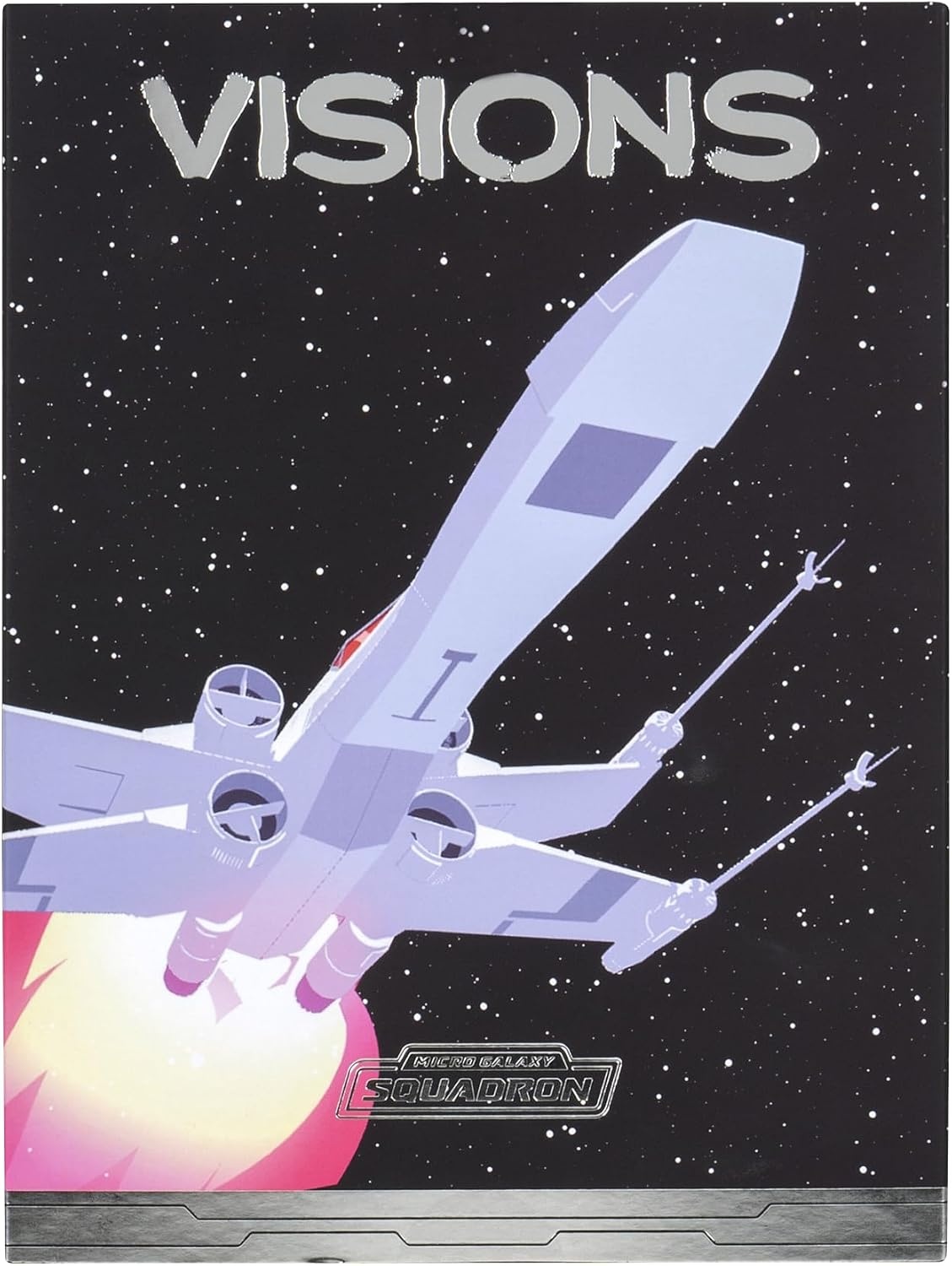 image:imageStar Wars Micro Galaxy Squadron Visions XWing 5Inch Vehicle with Two 1Inch Micro Figure Accessories