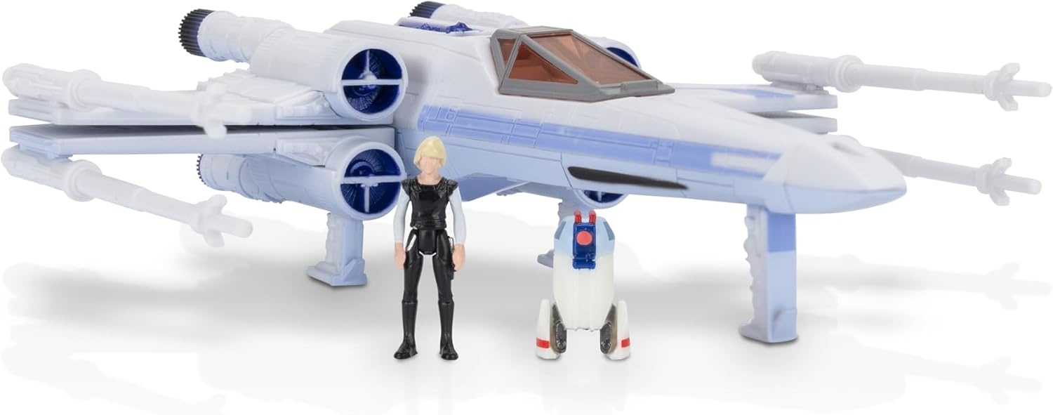 image:imageStar Wars Micro Galaxy Squadron Visions XWing 5Inch Vehicle with Two 1Inch Micro Figure Accessories