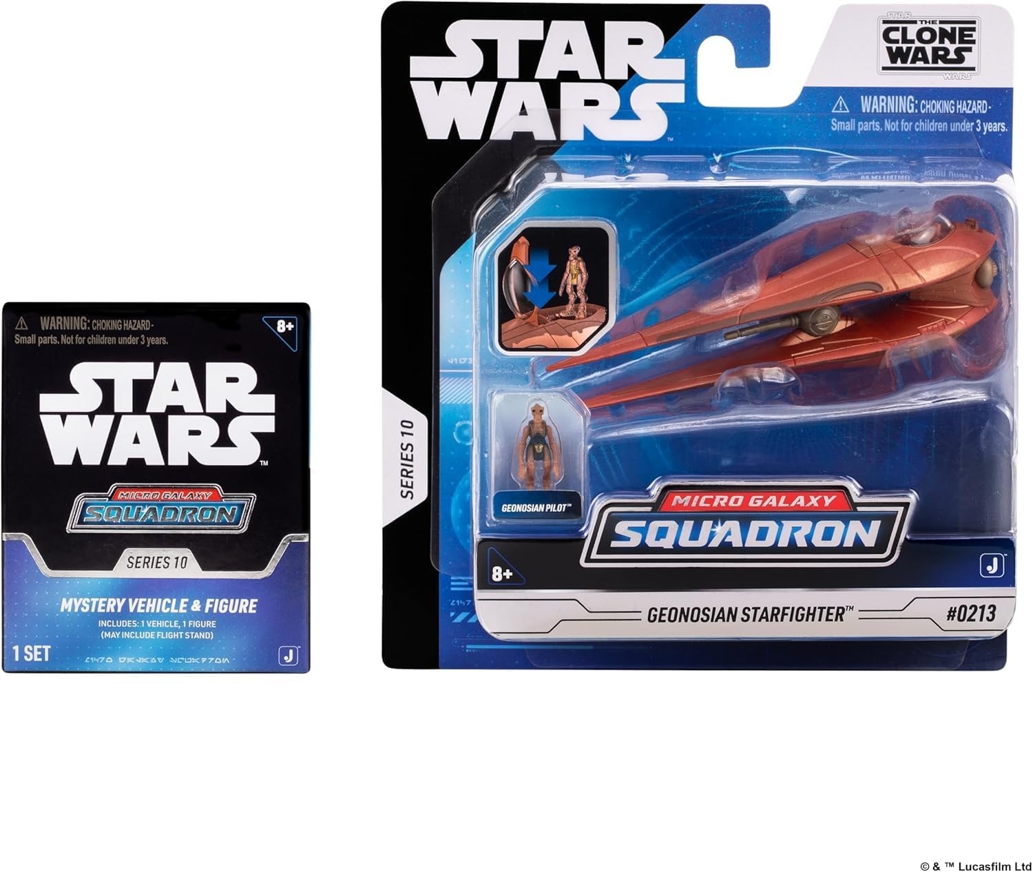image:imageStar Wars Micro Galaxy Squadron Vulture Droid Mystery Bundle 3Inch Vehicle and 25Inch Vehicle with Micro Figure AccessoriesGeonosian Starfighter