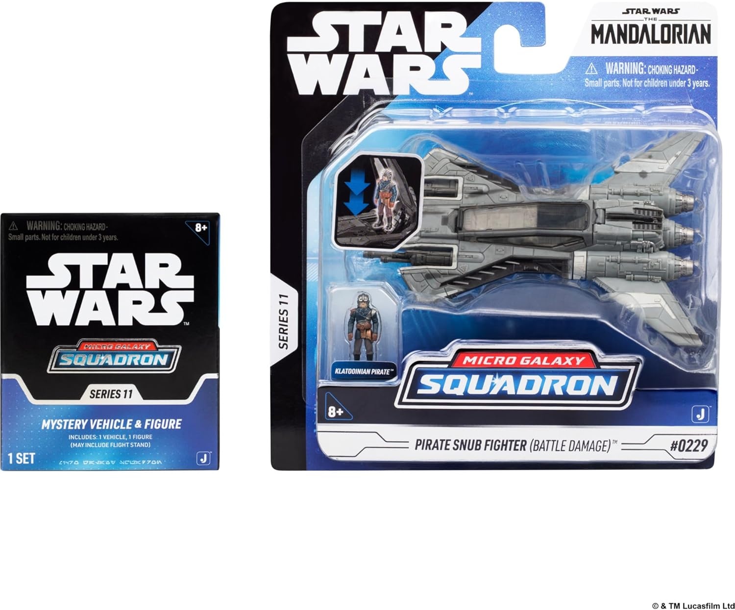 image:imageStar Wars Micro Galaxy Squadron Vulture Droid Mystery Bundle 3Inch Vehicle and 25Inch Vehicle with Micro Figure AccessoriesPirate Snub Fighter Battle Damage