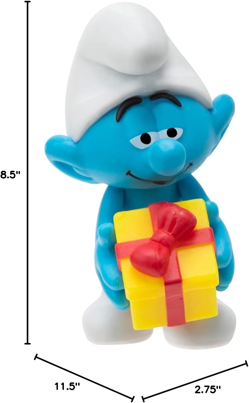 image:imageThe Smurfs 40TH Anniversary Classic Figure 10 Pack Features 2Inch Smurfette Grouchy Greedy Papa Smurf Brainy Hefty Vanity Harmony Jokey Chef Authentic Details